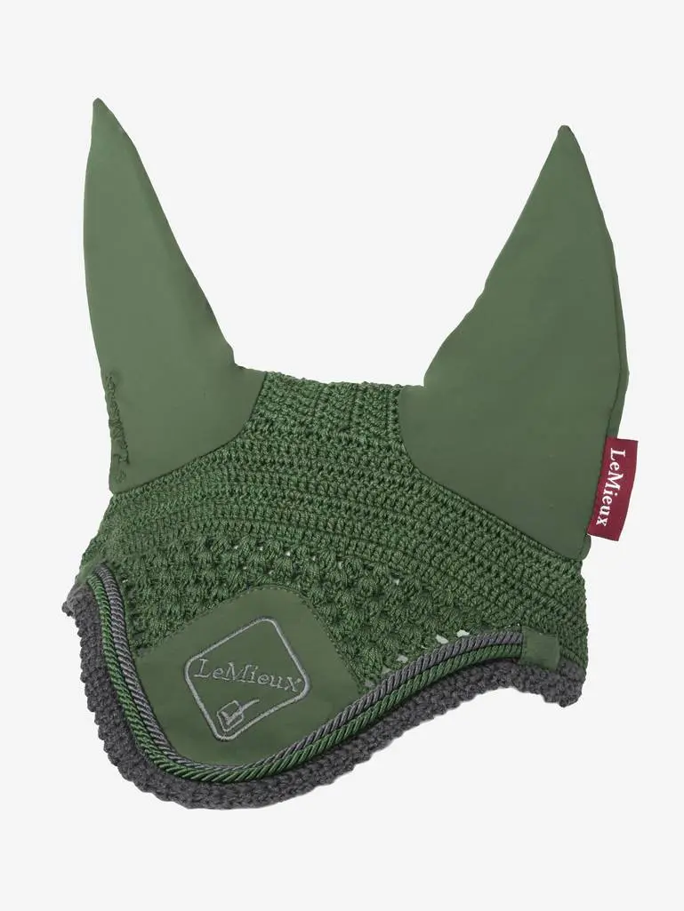 LeMieux Hunter Green Classic Fly Hood - Image 3