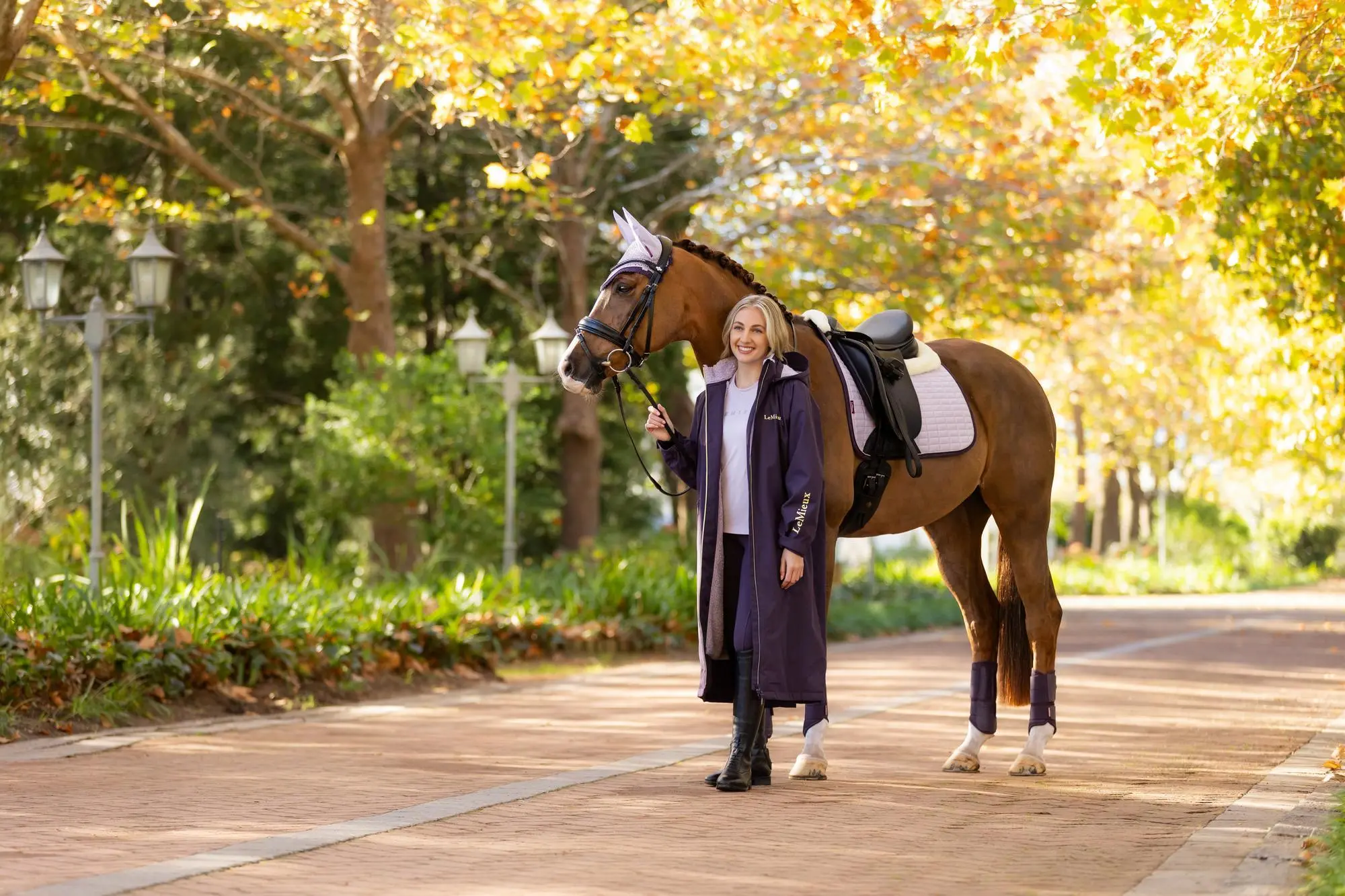 LeMieux Ladies HydroShield Robe Juniper - Image 4