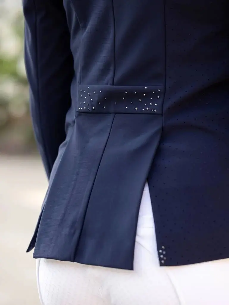 LeMieux Junior Pro Show Jacket Navy - Image 4