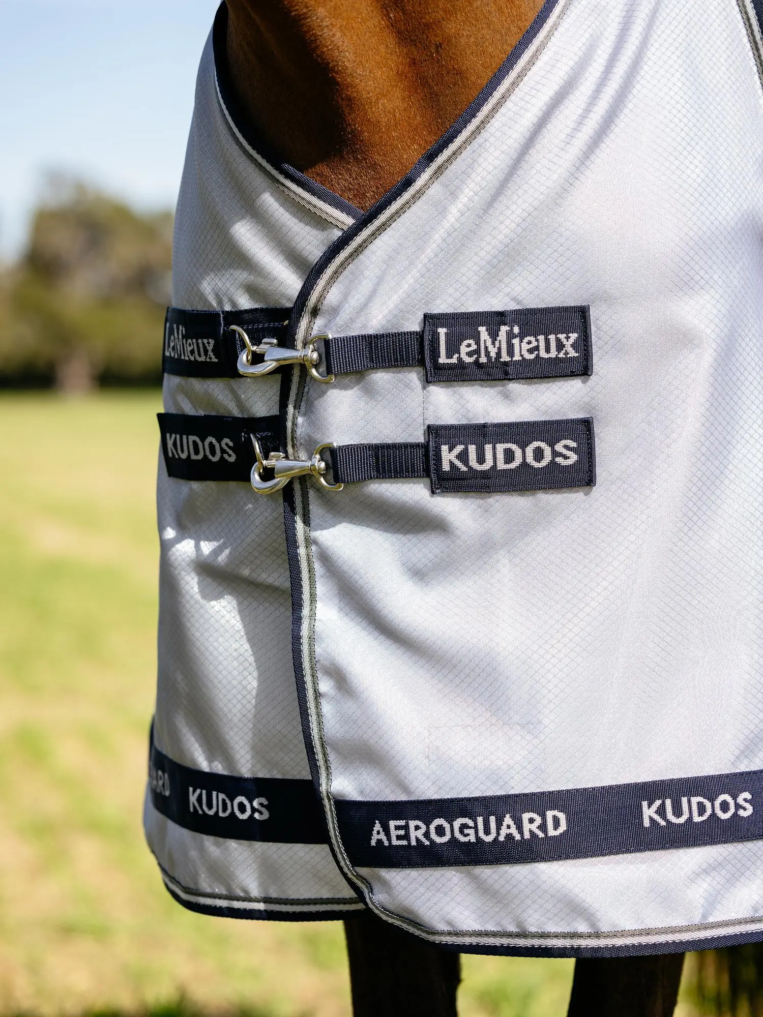 LeMieux Kudos AeroGuard Fly Rug Silver - Image 9