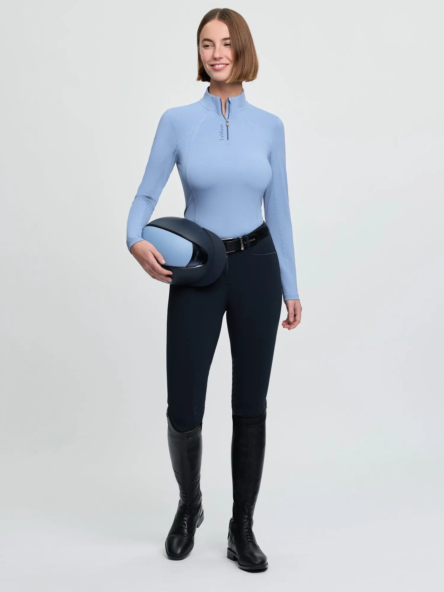 LeMieux Ladies Classique Base Layer Powder Blue - Image 7
