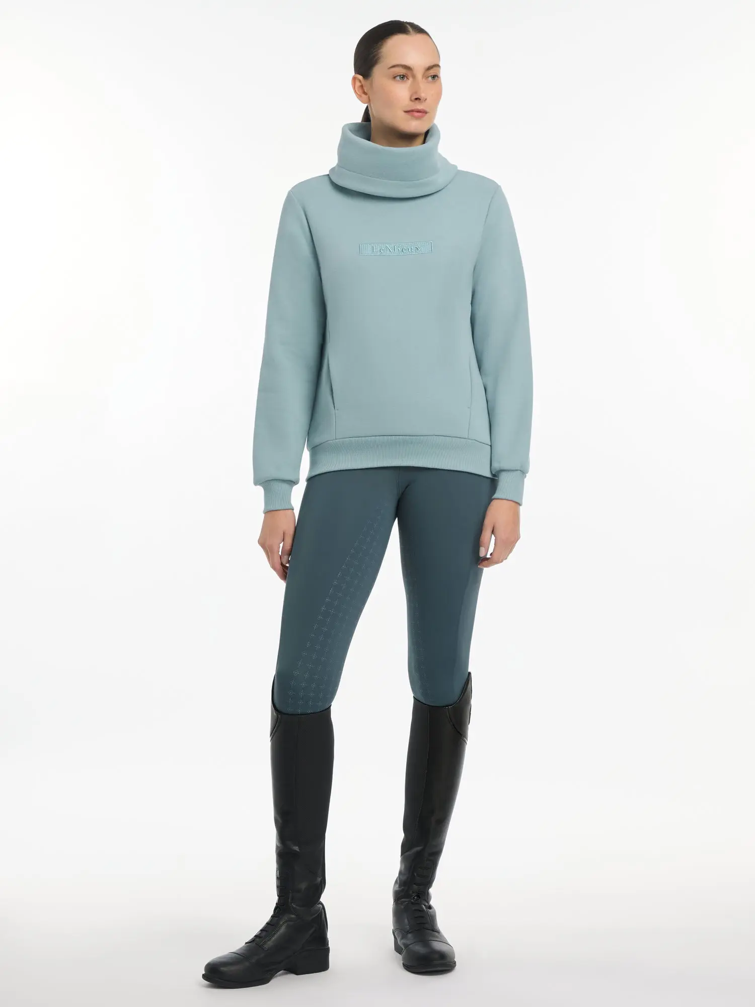 LeMieux Ladies Glacier Adele Funnel Neck Sweatshirt UK 18 - Image 4