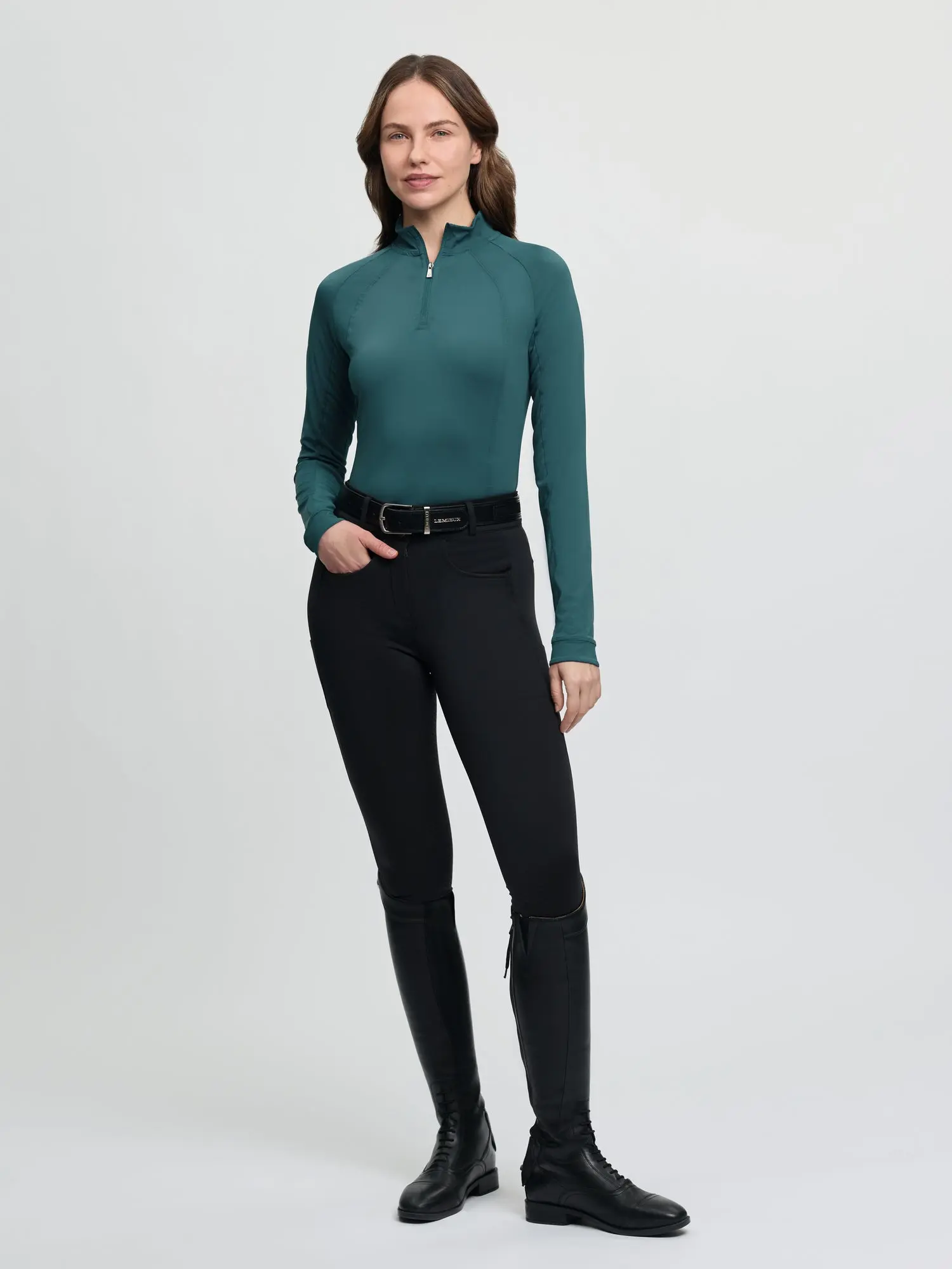LeMieux Ladies Halle Lightweight Base Layer Jungle - Image 8