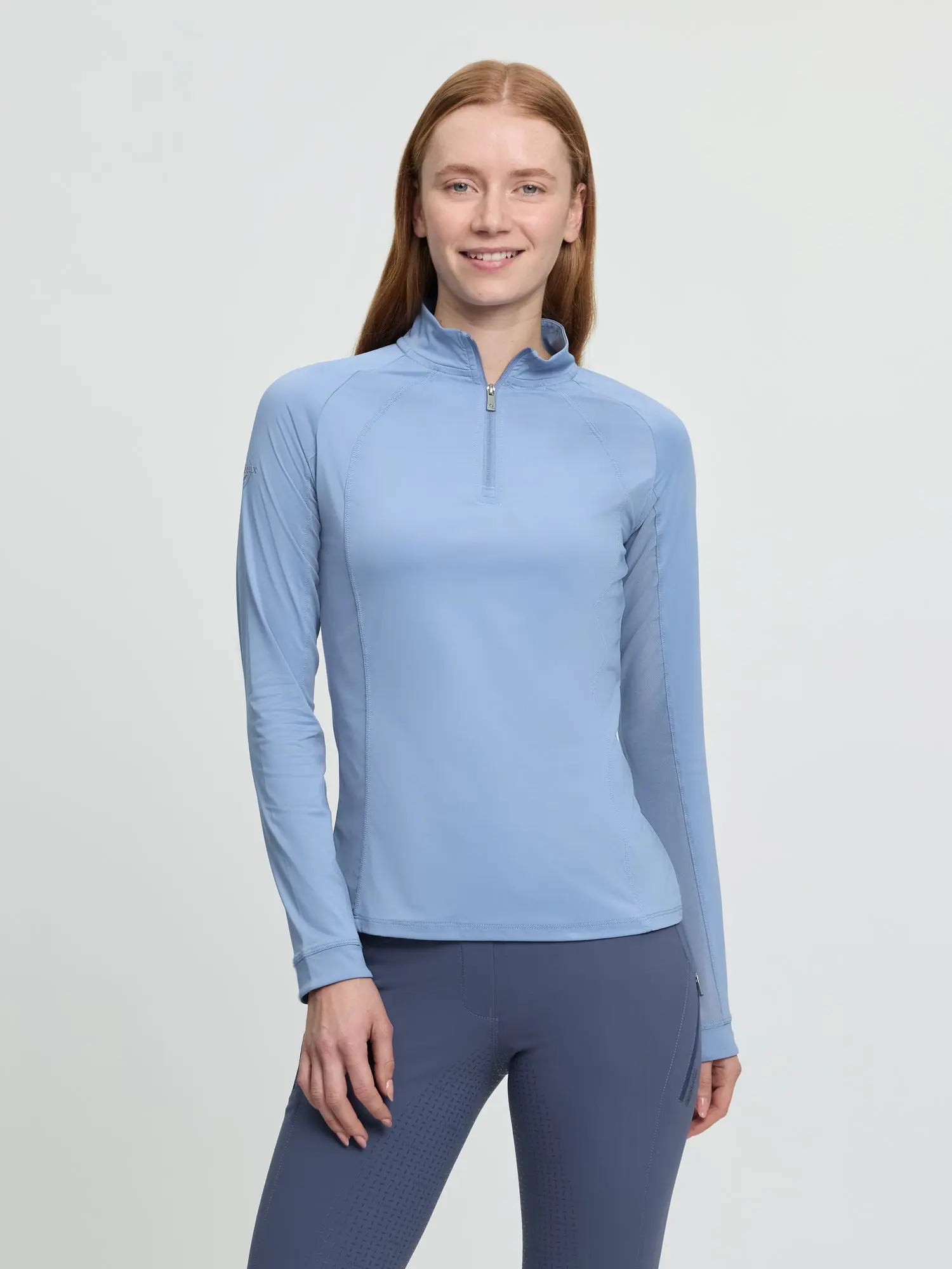 LeMieux Ladies Halle Lightweight Base Layer Powder Blue - Image 3