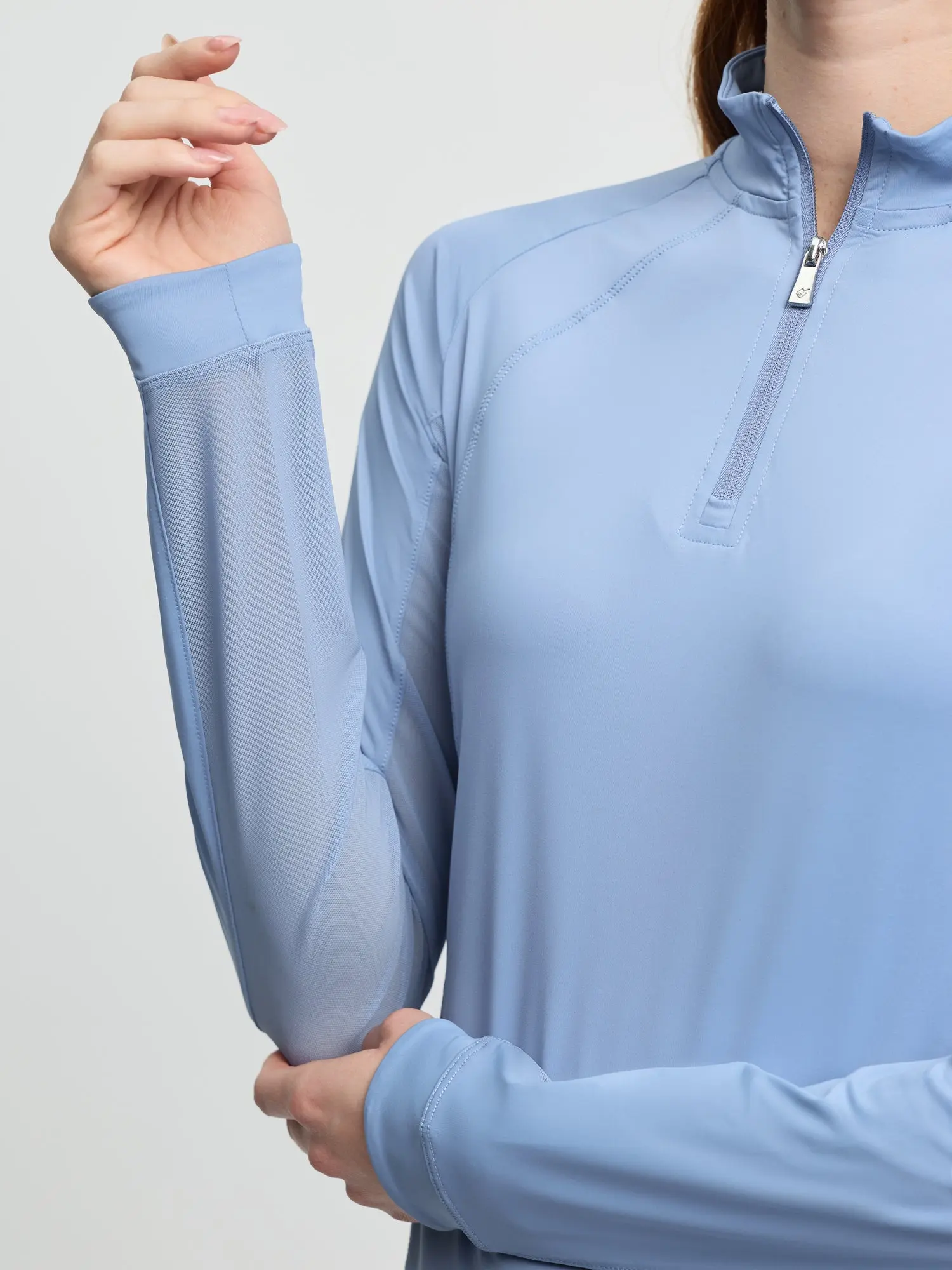 LeMieux Ladies Halle Lightweight Base Layer Powder Blue - Image 6