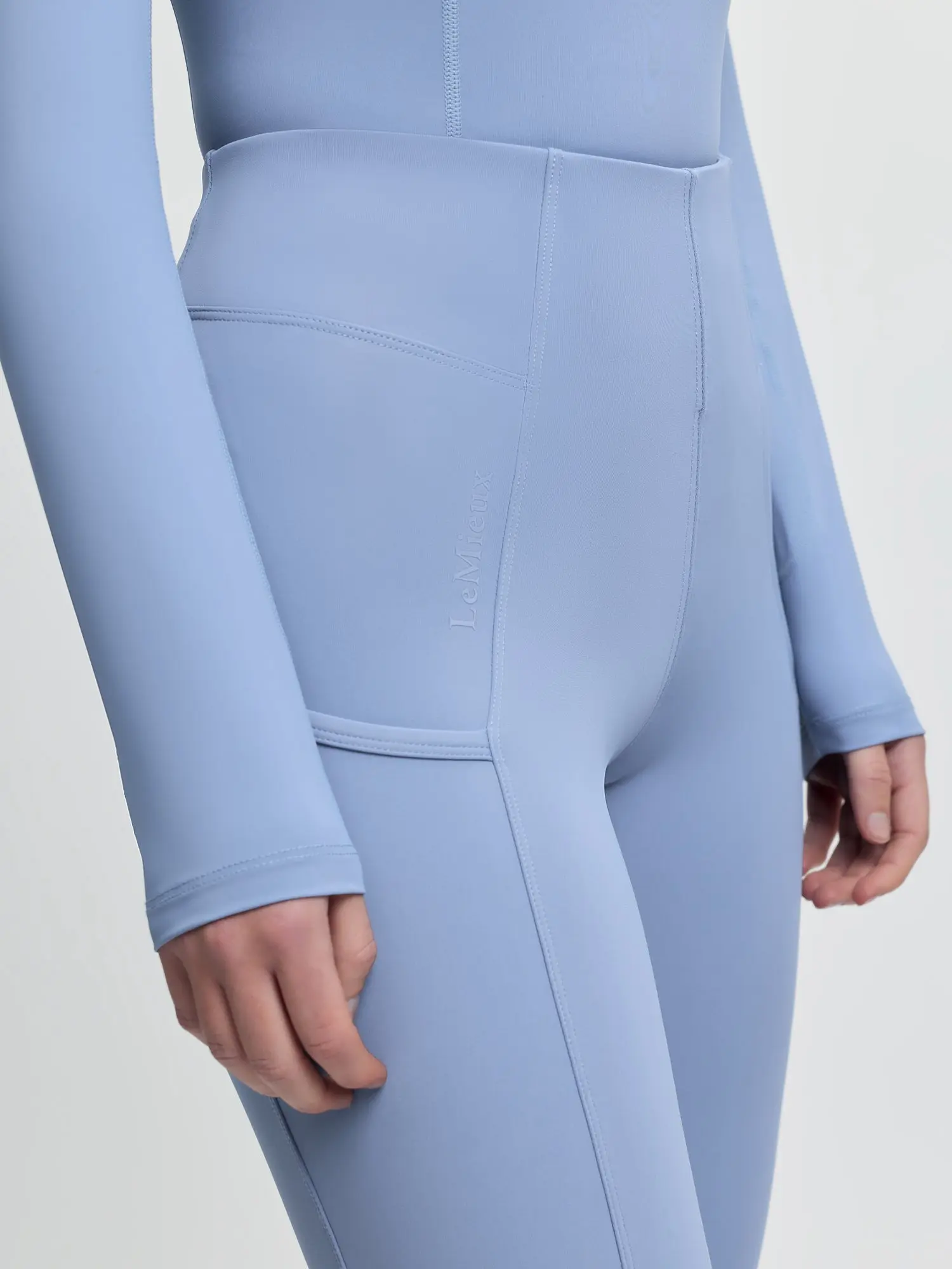 LeMieux Ladies Naomi Pull On Breech Powder Blue - Image 4