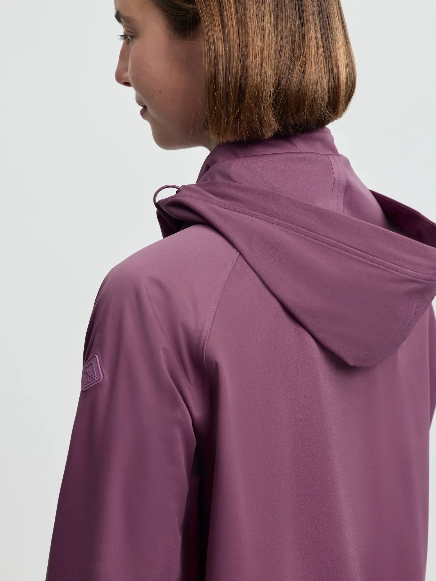LeMieux Ladies Perri Half Zip Waterproof Jacket Mallow - Image 6