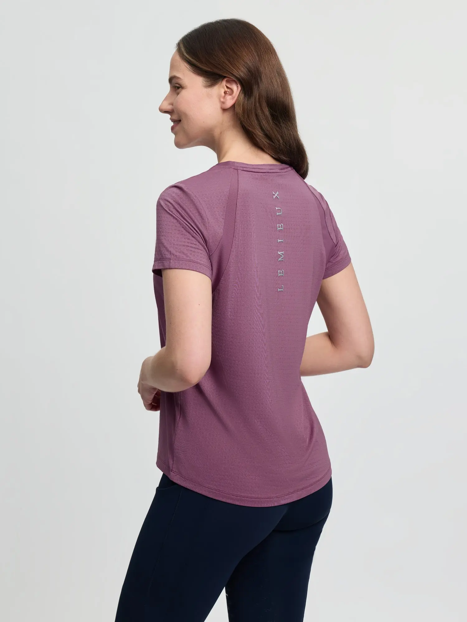 LeMieux Ladies Sports T-Shirt Mallow - Image 4