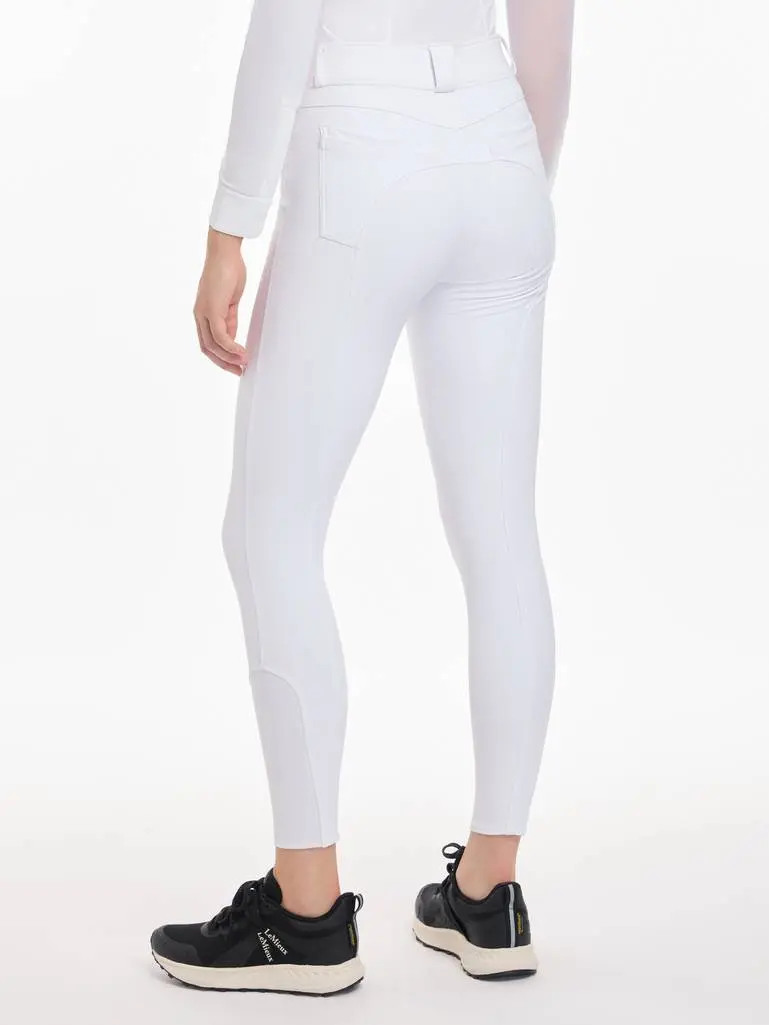 LeMieux Ladies White Freya Pro Breeches - Image 2