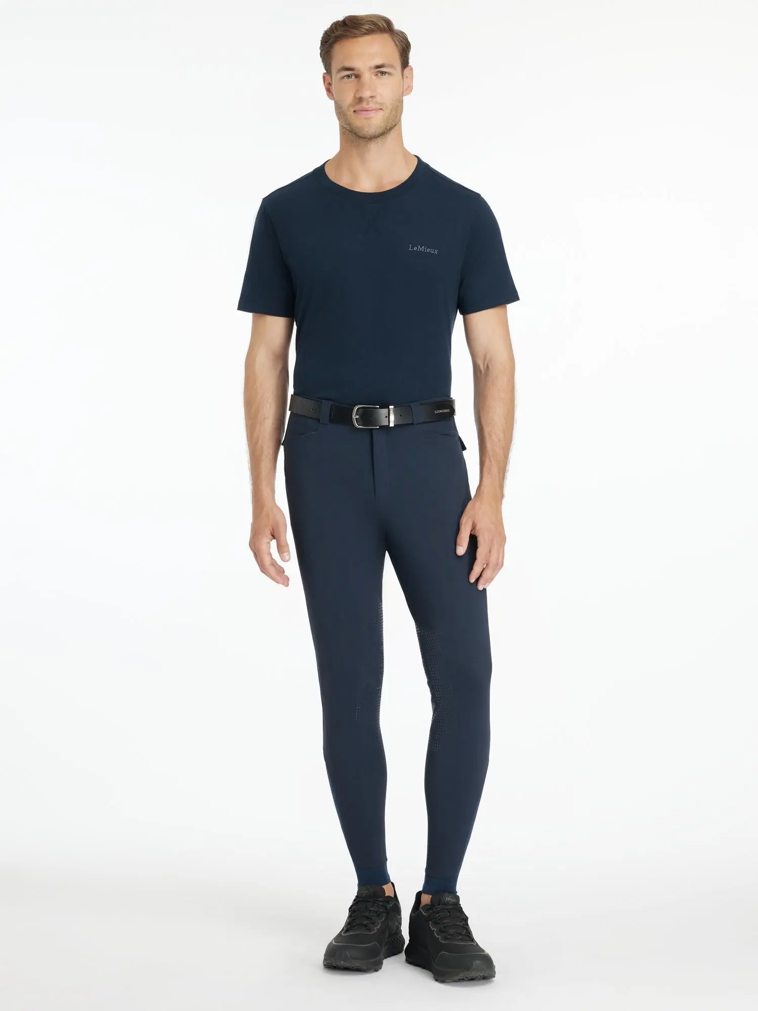 LeMieux Mens Sports Breeches Navy