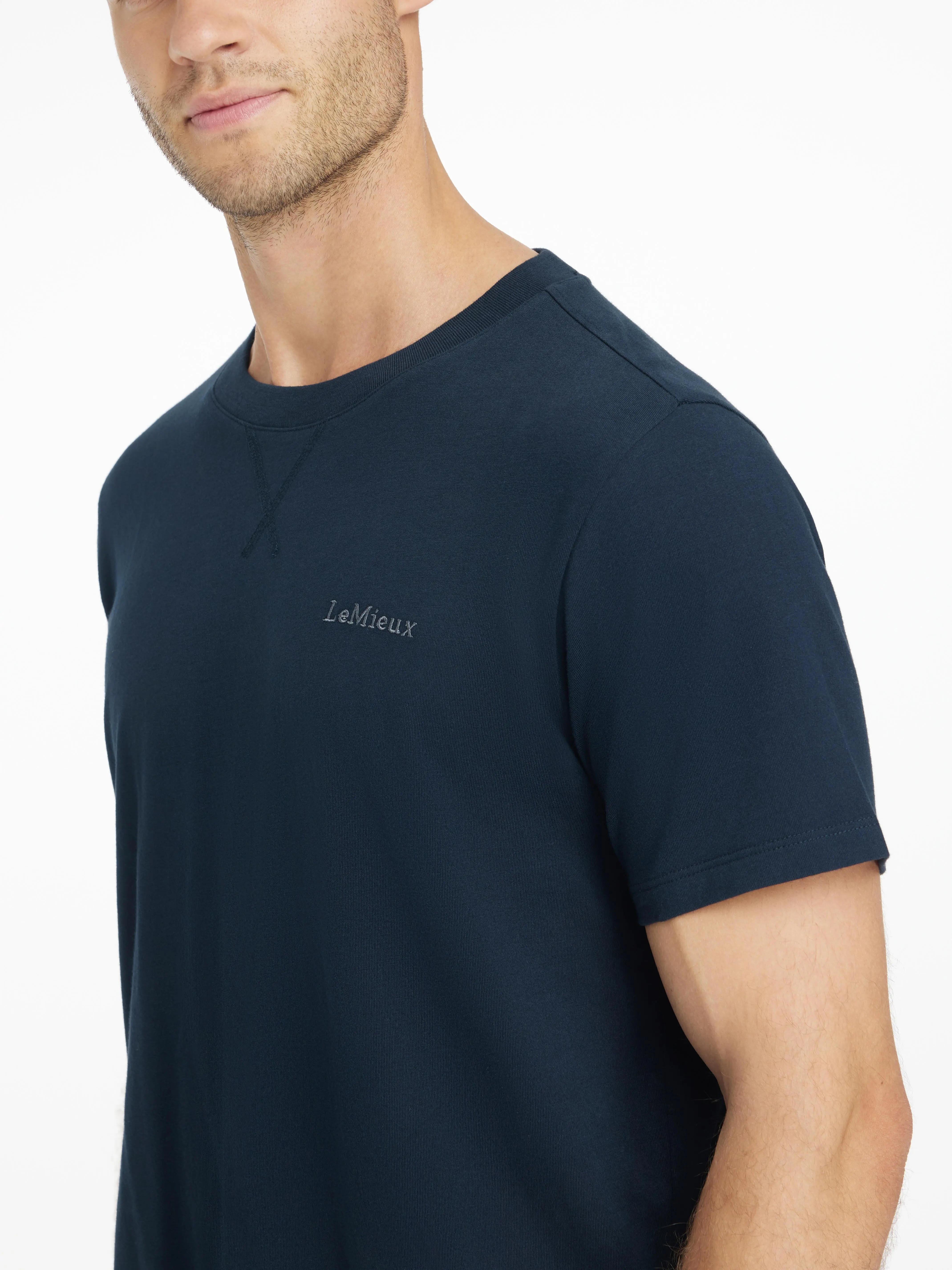 LeMieux Mens T-Shirt Navy - Image 2
