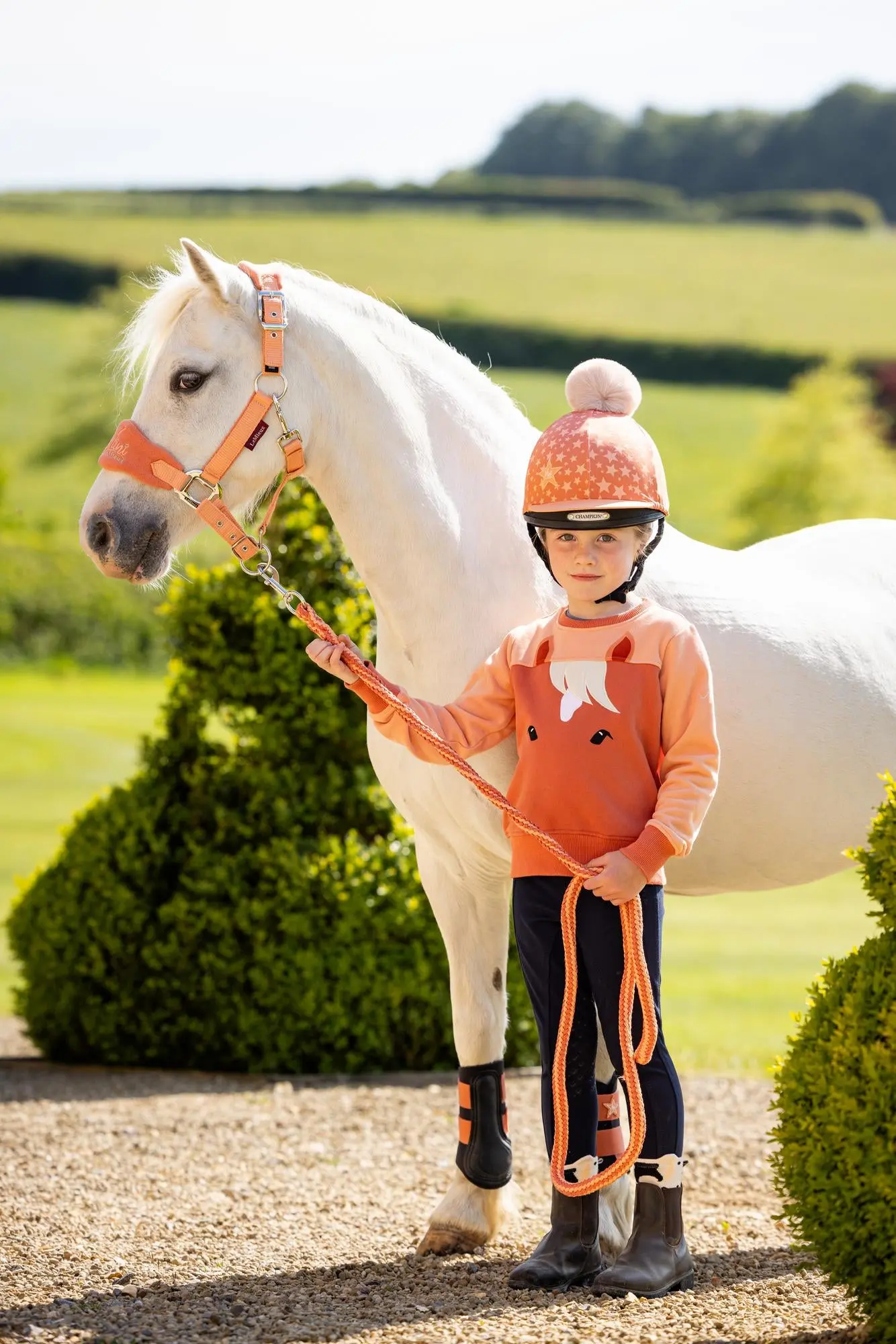 LeMieux Mini Apricot Pony Sweatshirt 5 - 6 Years Apricot