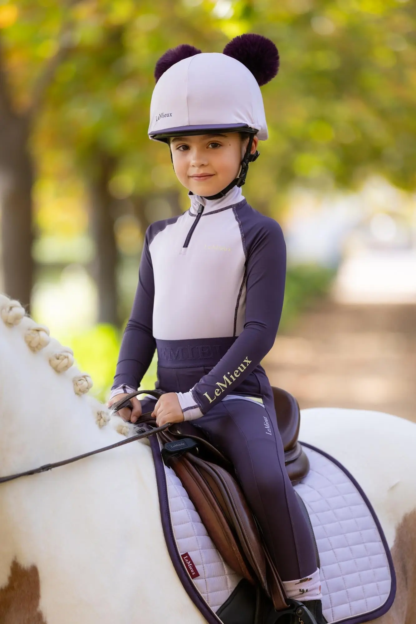 LeMieux Mini Base Layer Lilac - Image 5