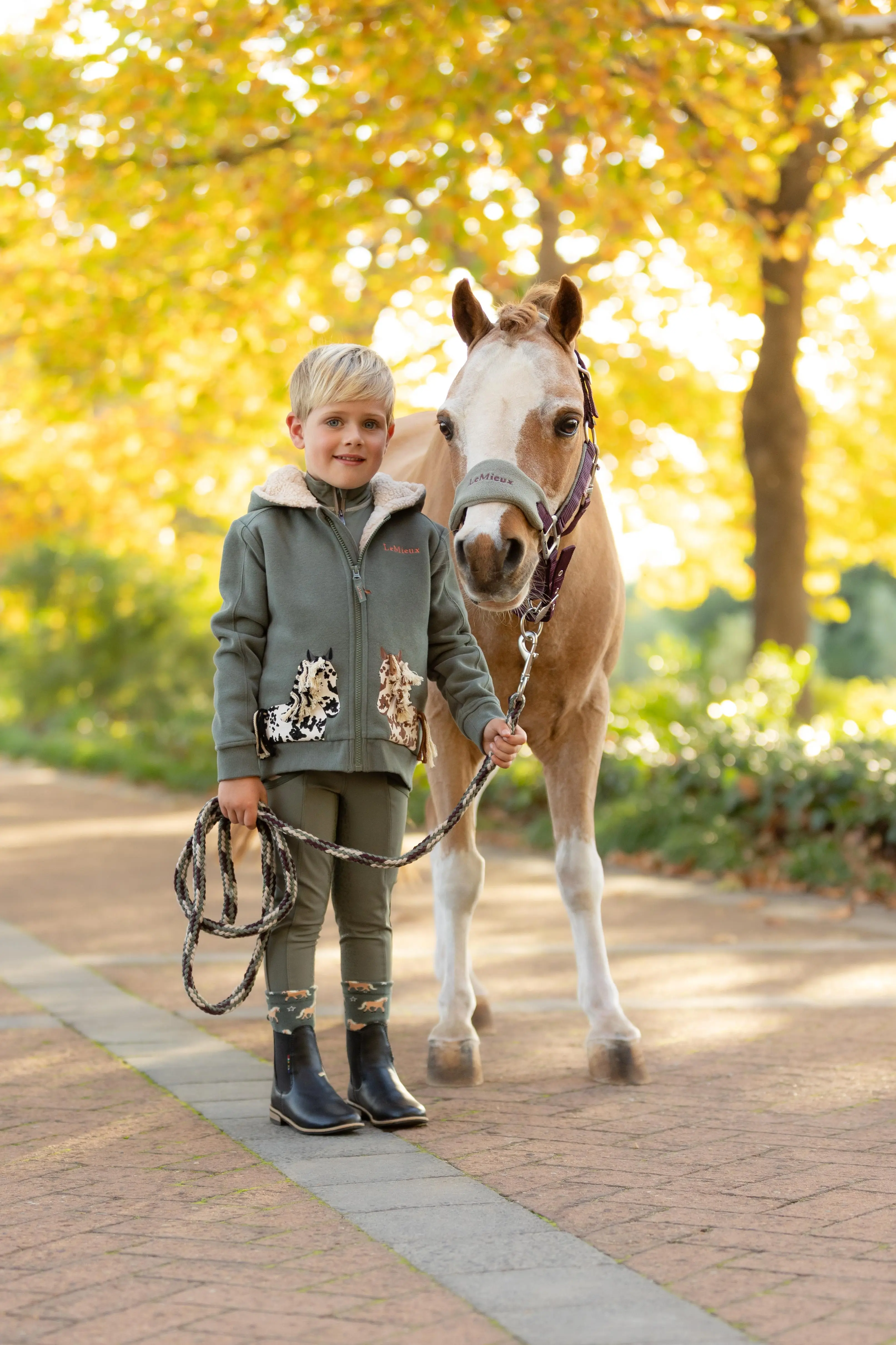 LeMieux Mini Charlie Pony Hoodie Rosemary - Image 2