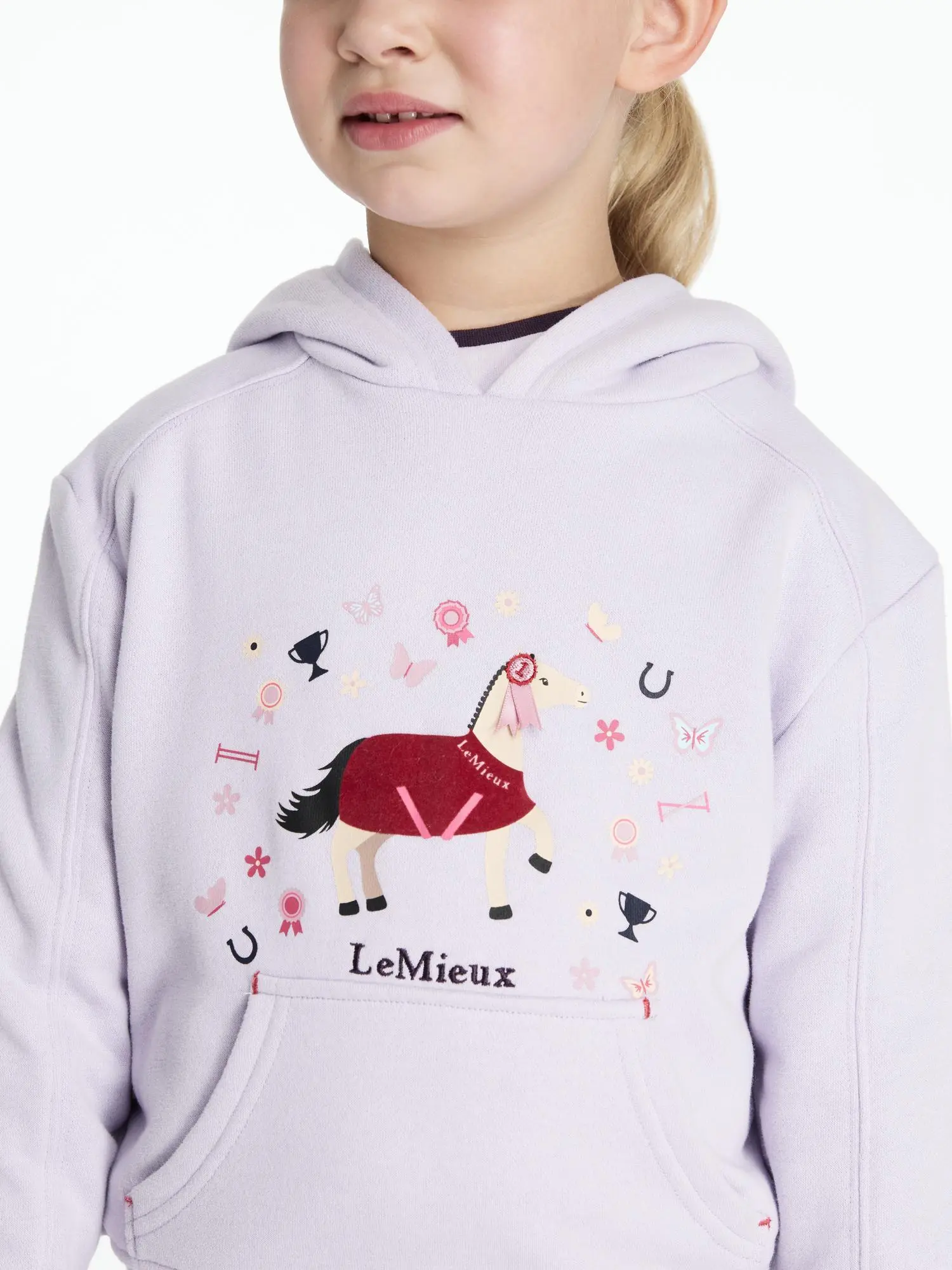 LeMieux Mini Romi Hoodie Lilac - Image 2