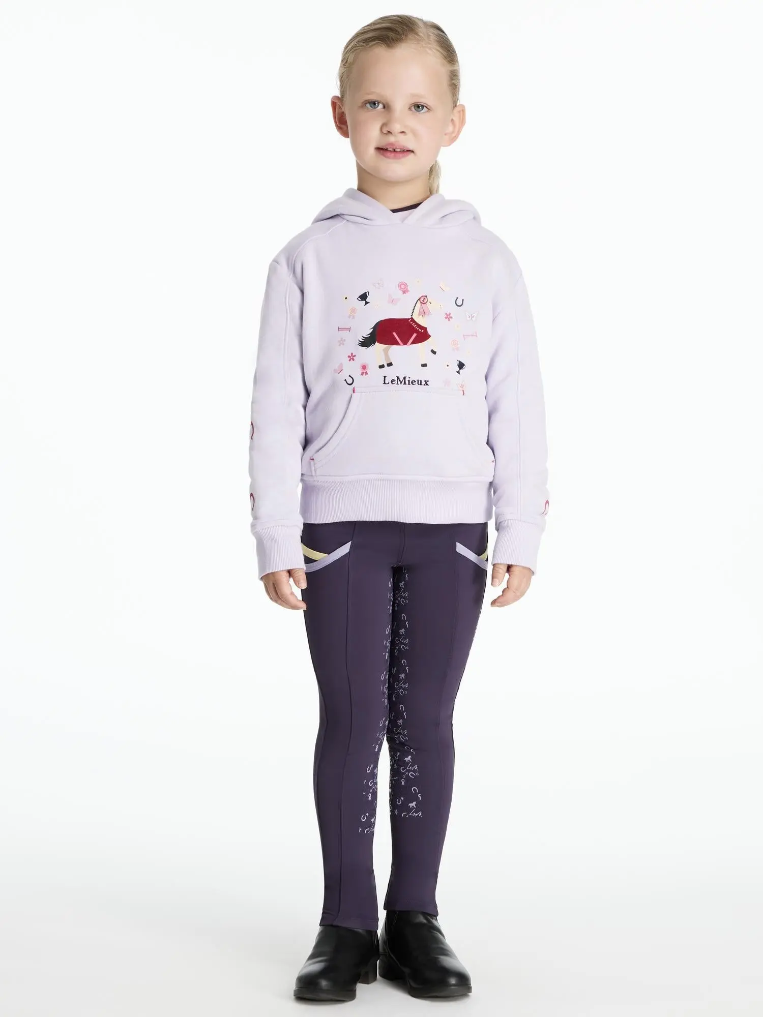 LeMieux Mini Romi Hoodie Lilac - Image 6
