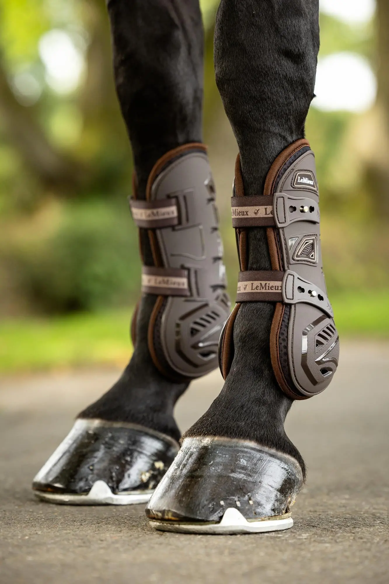LeMieux Motion Cool Tendon Boot Brown - Image 3