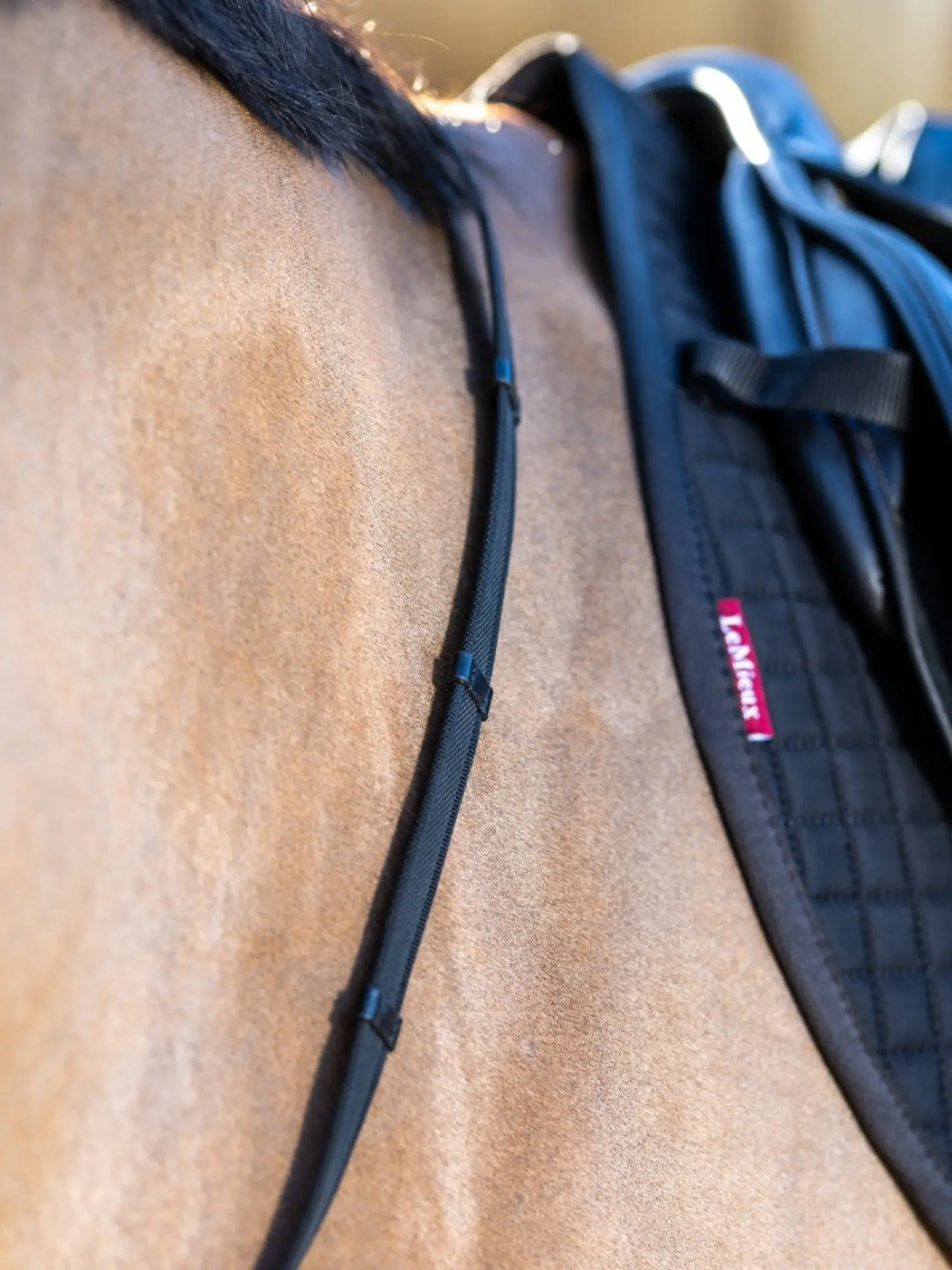LeMieux Rubber Grip Continental Reins - Image 2
