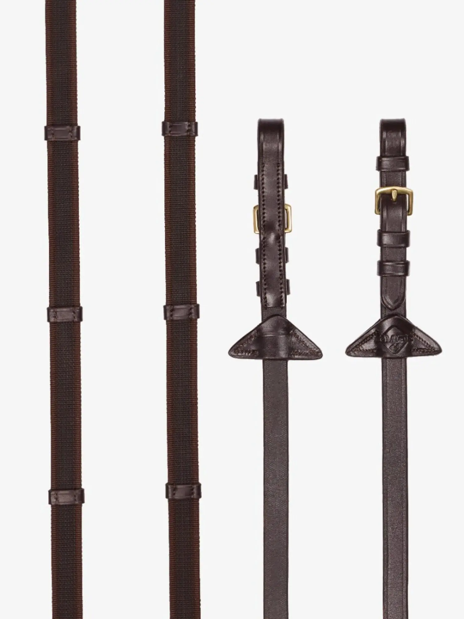 LeMieux Rubber Grip Continental Reins - Image 5