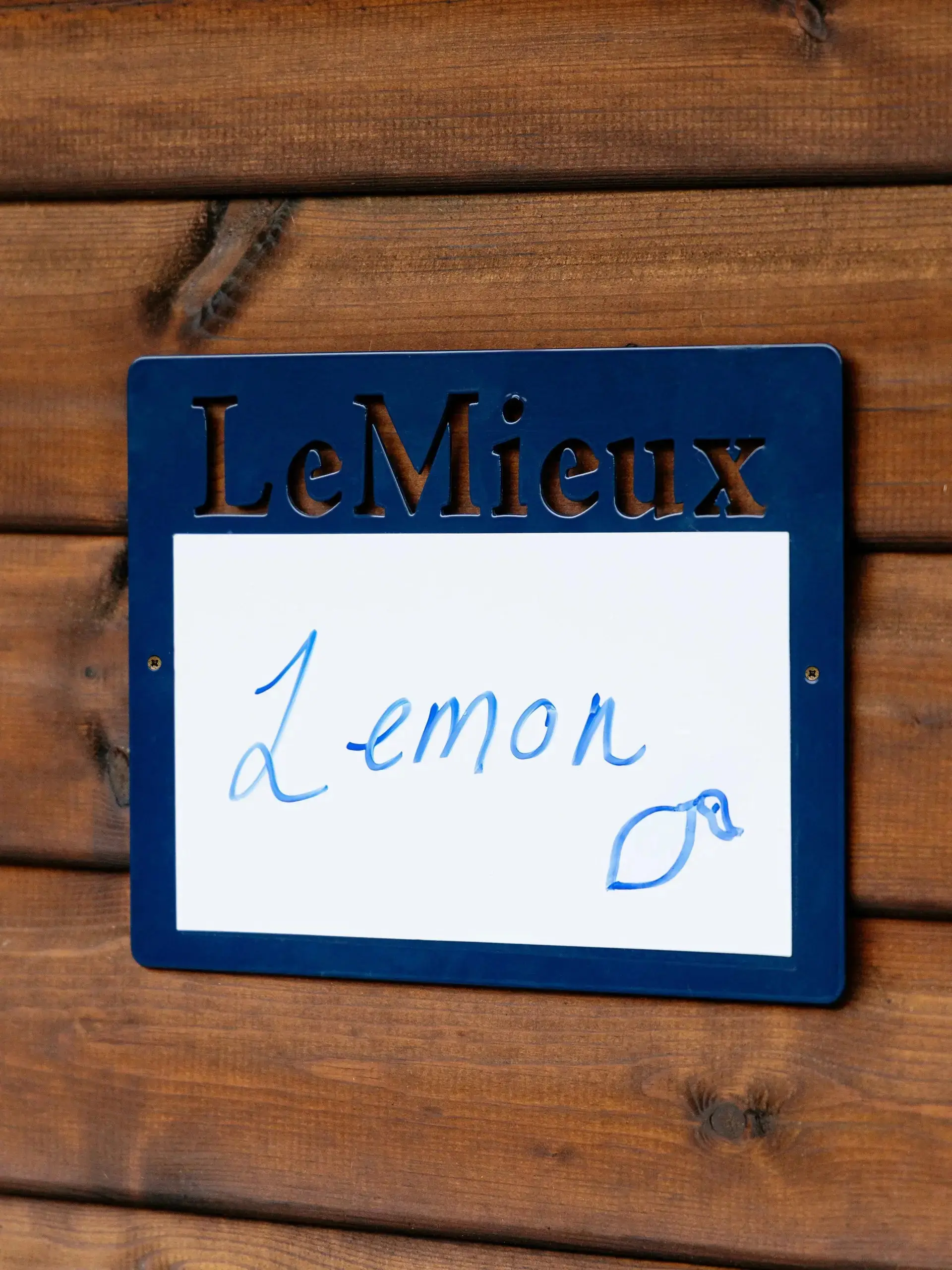 LeMieux Stable Magnetic Whiteboard Navy - Image 2