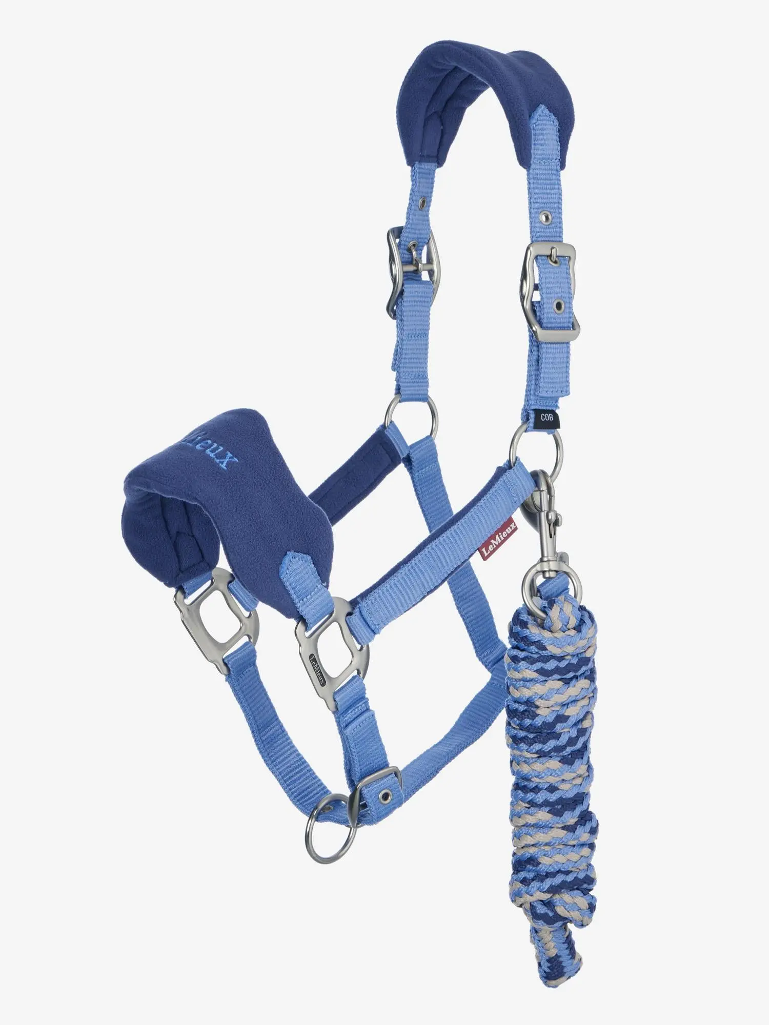 LeMieux Vogue Headcollar & Leadrope Powder Blue - Image 3