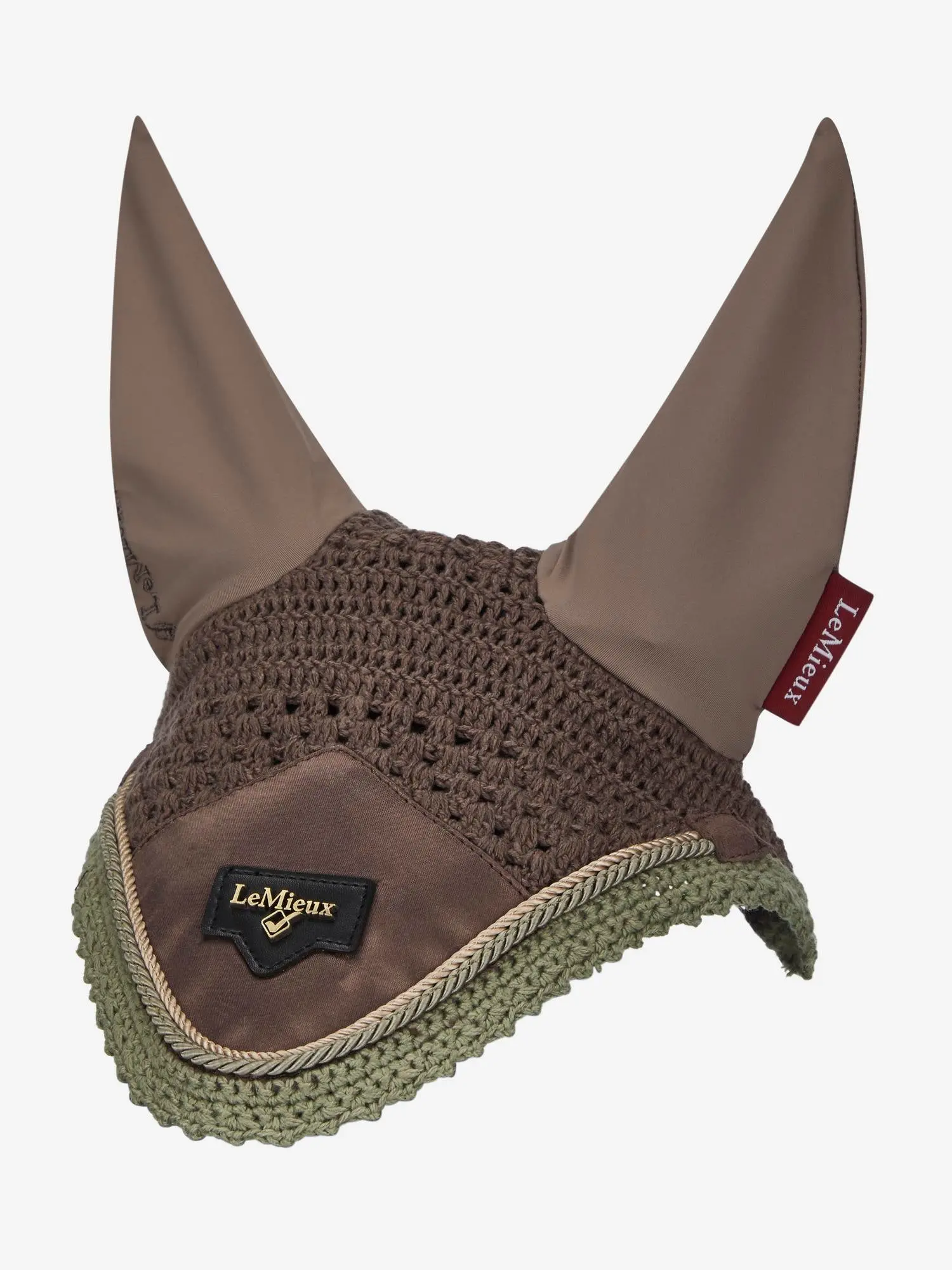 LeMieux Walnut Loire Fly Hood X-Large Walnut - Image 3