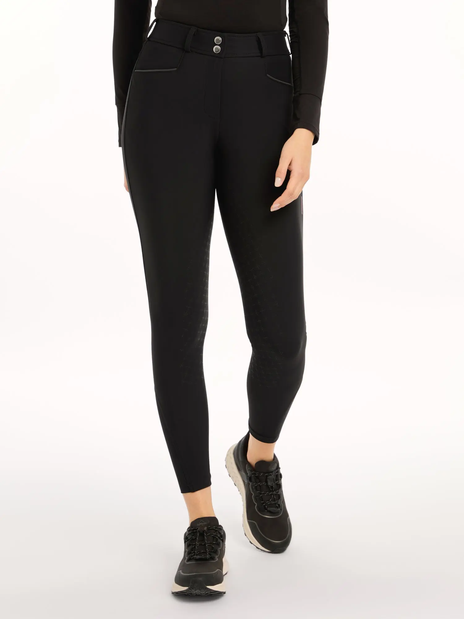 LeMieux Ladies Isabelle Full Seat Breeches Black - Image 2
