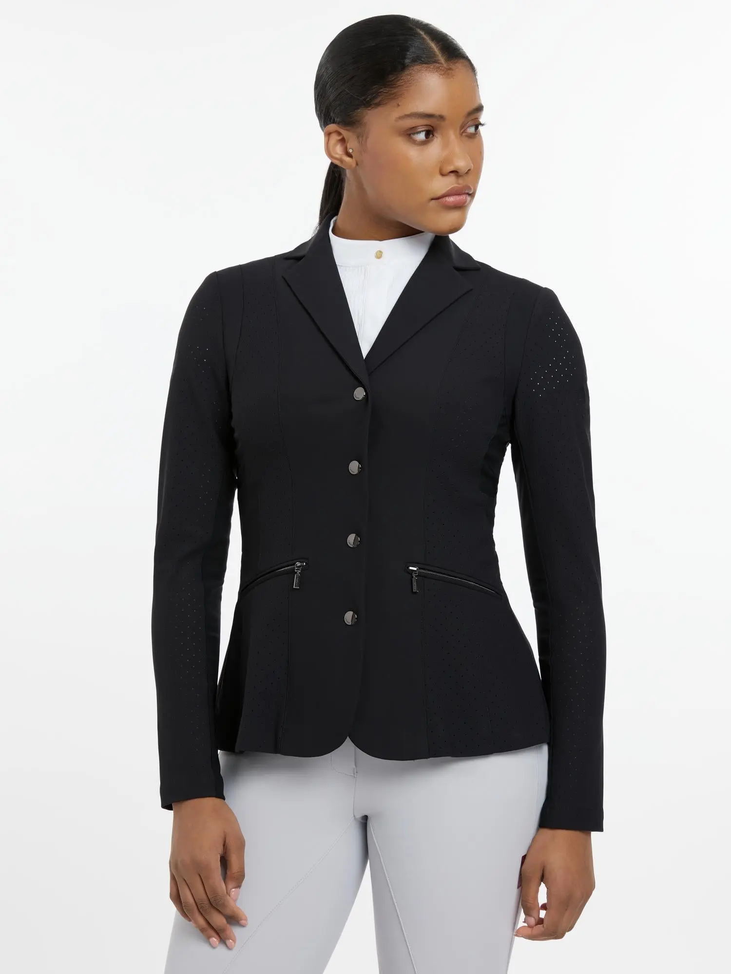 LeMieux Ladies Jessica Mesh Show Jacket Black - Image 5