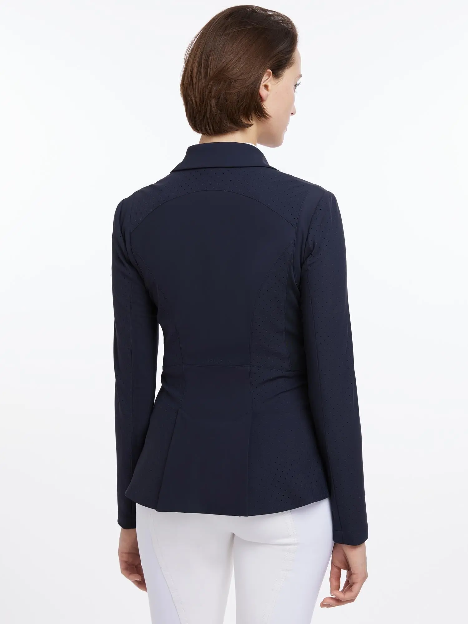 LeMieux Ladies Jessica Mesh Show Jacket Navy - Image 3