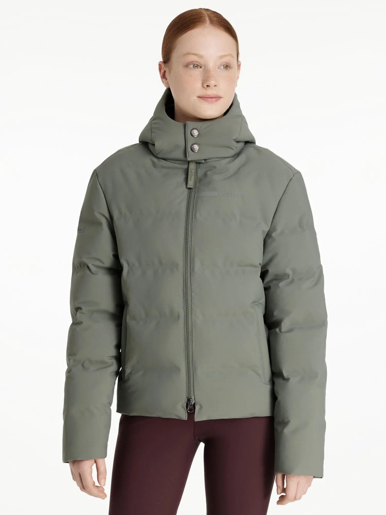 LeMieux Young Rider Daisy Waterproof Coat Rosemary - Image 3