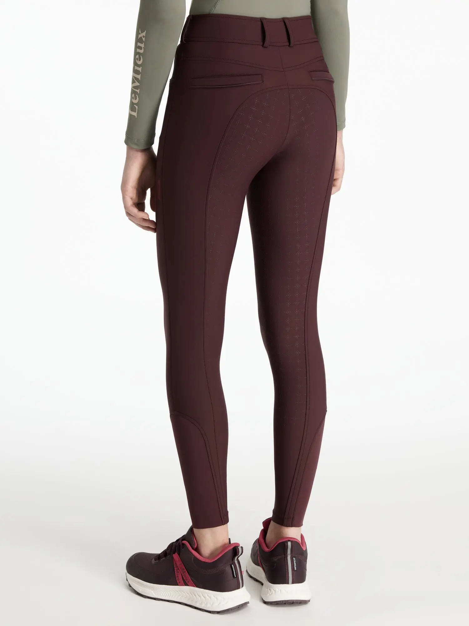 LeMieux Young Rider Full Seat Izzy Breeches Damson - Image 2