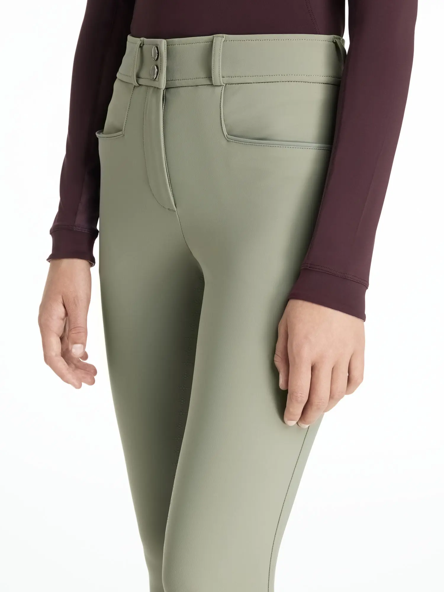 LeMieux Young Rider Full Seat Izzy Breeches Rosemary - Image 2