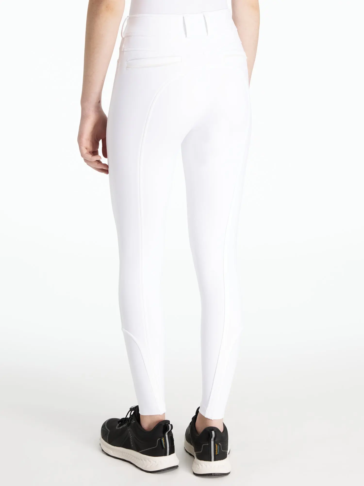 LeMieux Young Rider Izzy Knee Grip Breeches White - Image 3