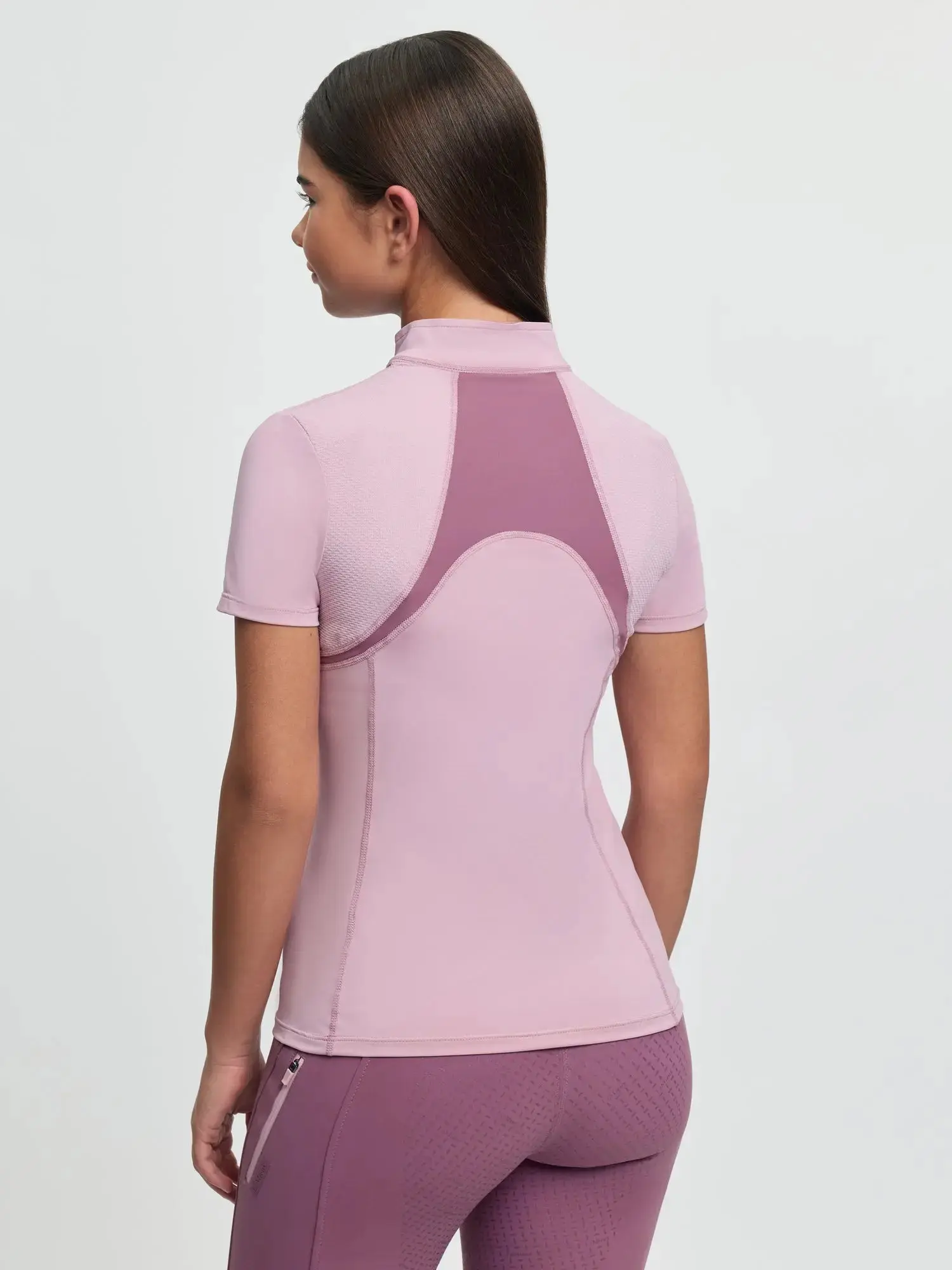 LeMieux Young Rider Mia Mesh Base Layer Fondant - Image 15