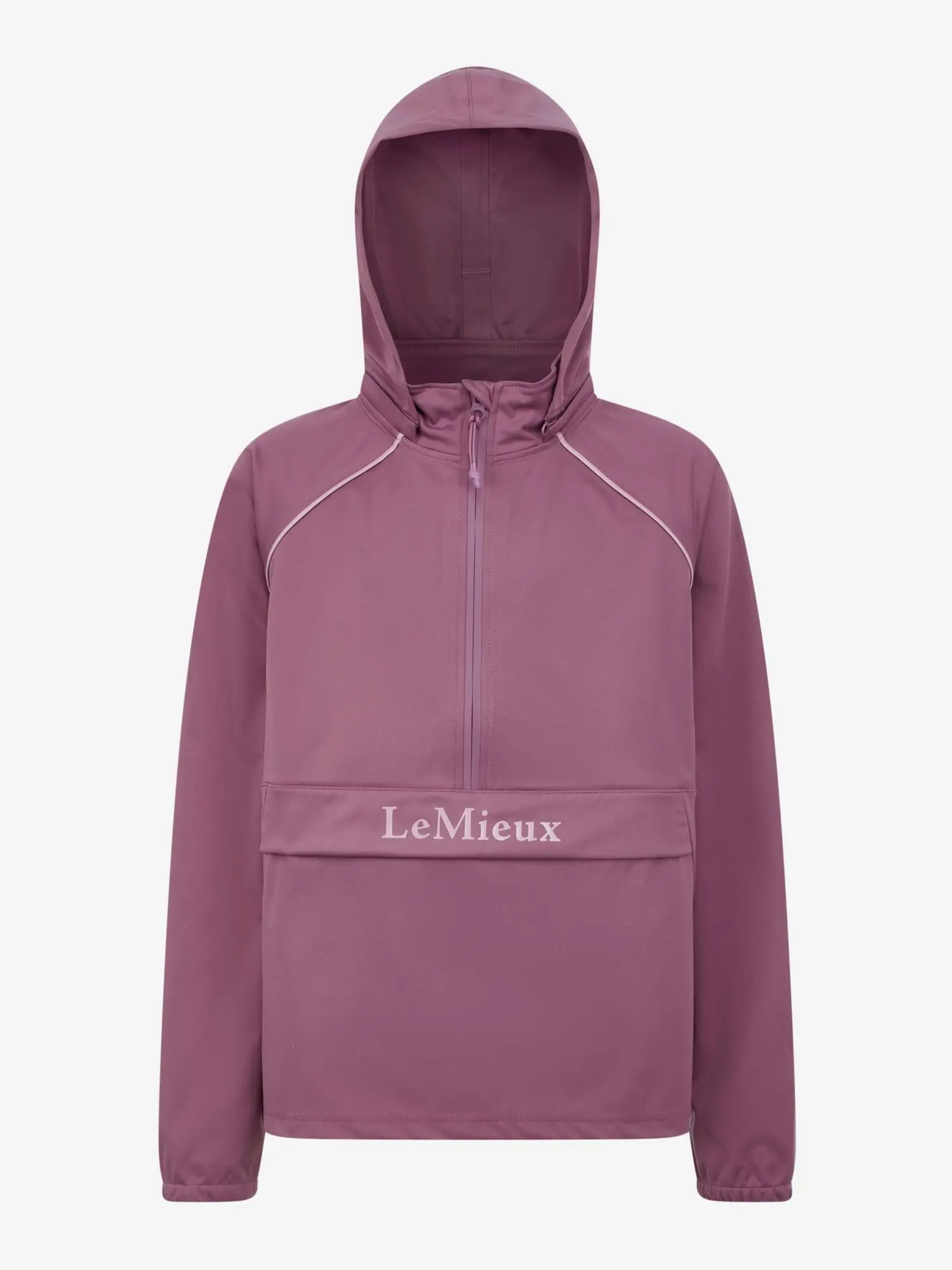 LeMieux Young Rider Paige Quarter Zip Waterproof Jacket Mallow - Image 9