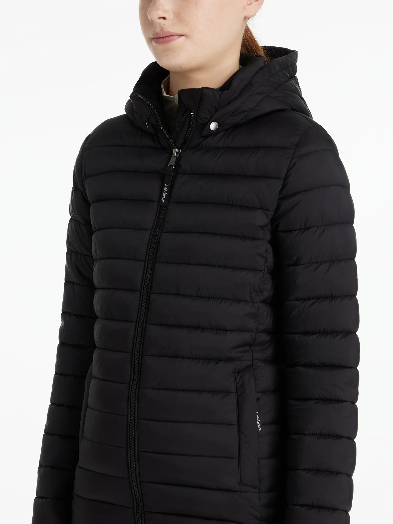 LeMieux Young Rider Ruby Puffer Jacket Black - Image 2
