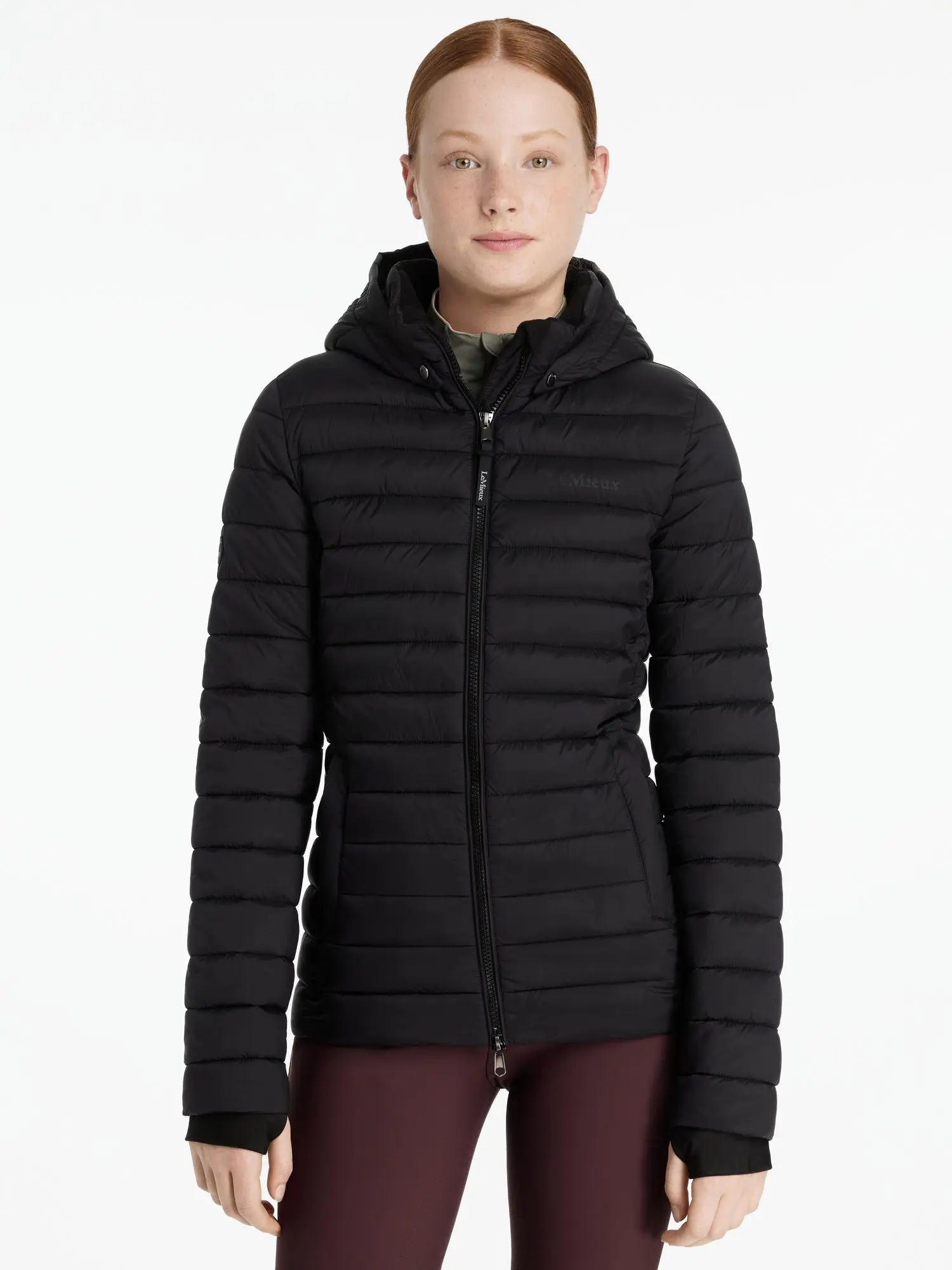 LeMieux Young Rider Ruby Puffer Jacket Black - Image 3