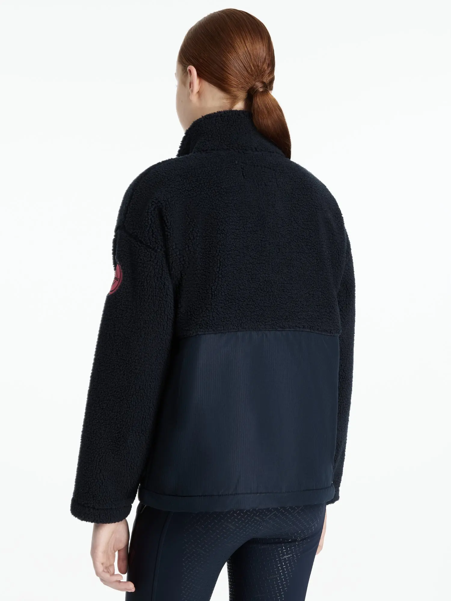 LeMieux Young Rider Tammy Teddy Fleece Navy - Image 5