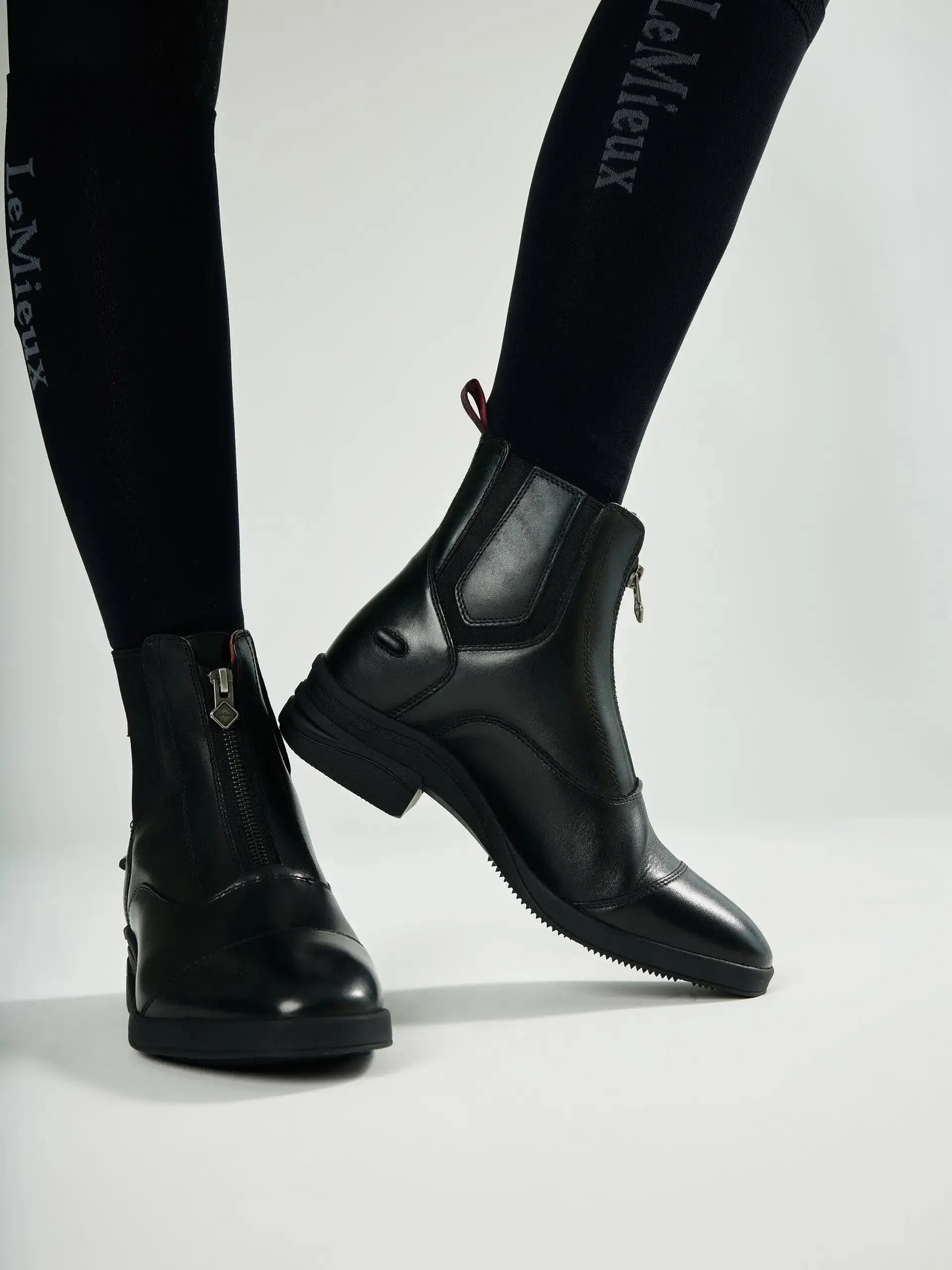 LeMieux Zip Paddock Boot Black - Image 2