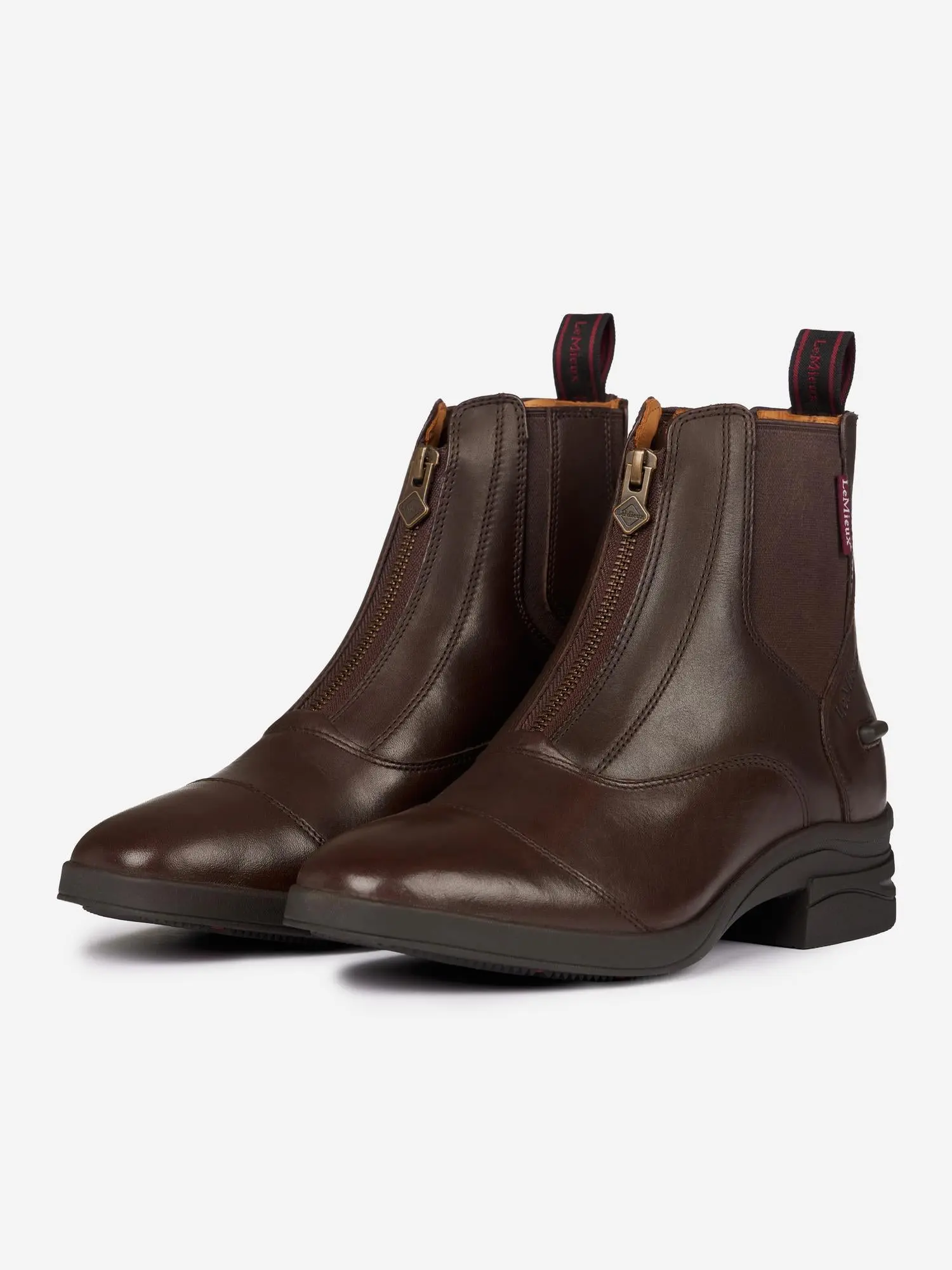 LeMieux Zip Paddock Boot Brown - Image 2