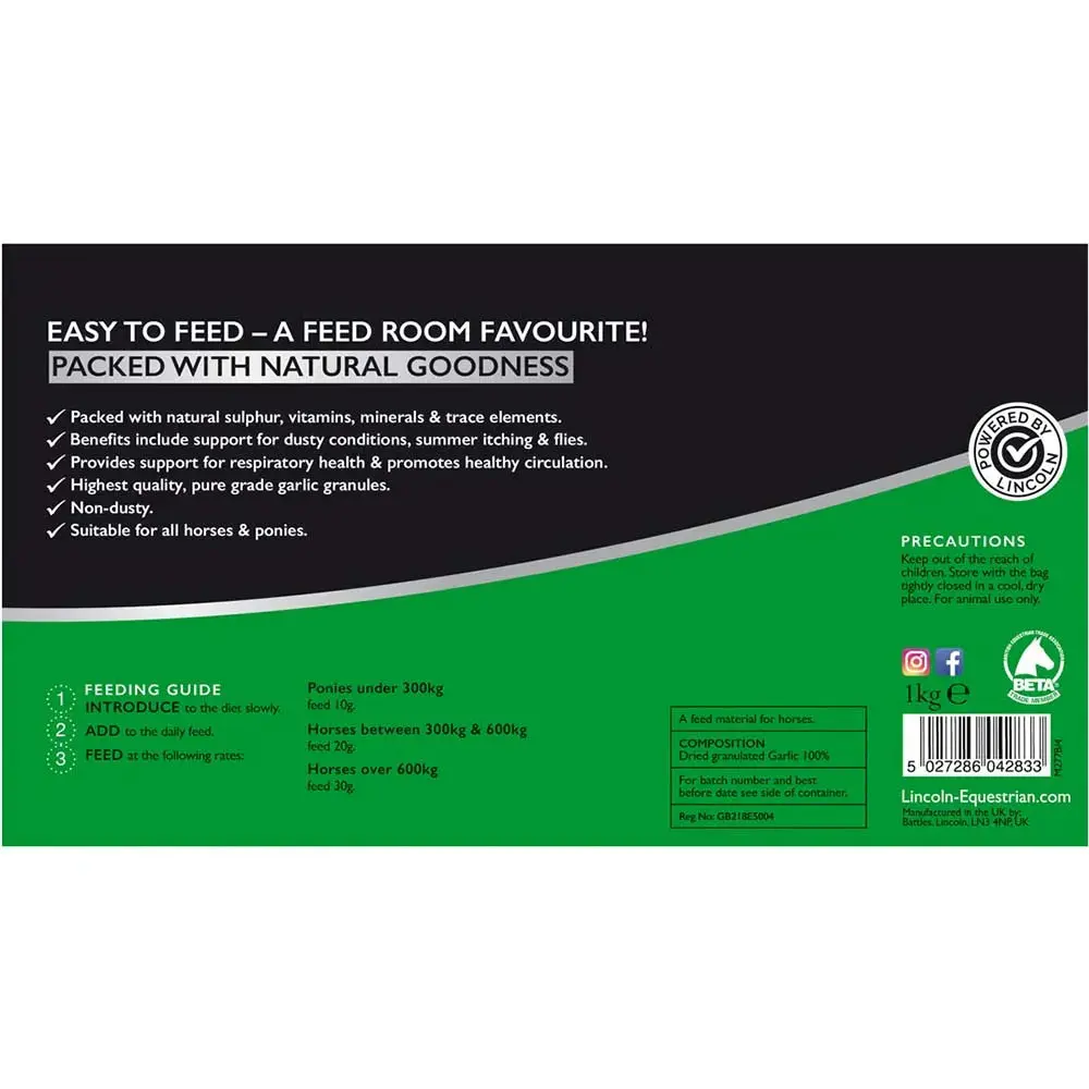 Lincoln Garlic Granules Refill Pack - Image 2