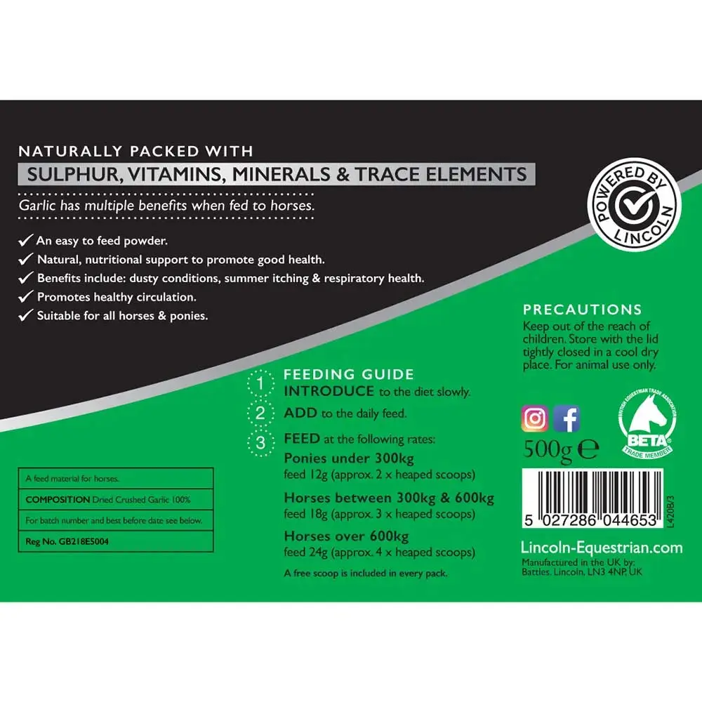 Lincoln Garlic Powder Tub - Image 6