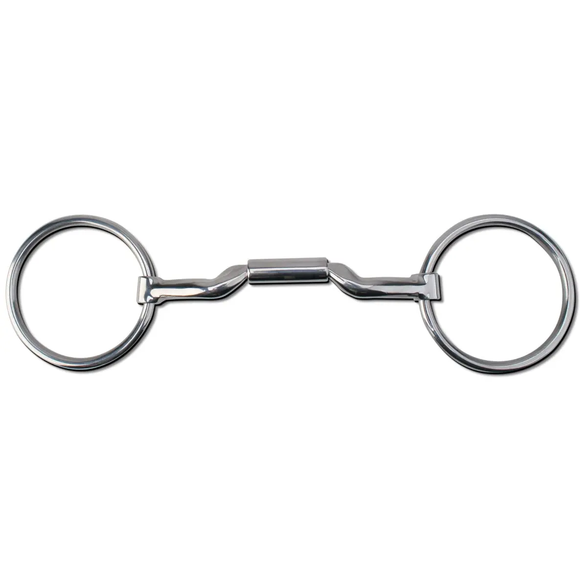 Myler Loose Ring Snaffle 36 Mullen with Low Port (Forward Tilt)