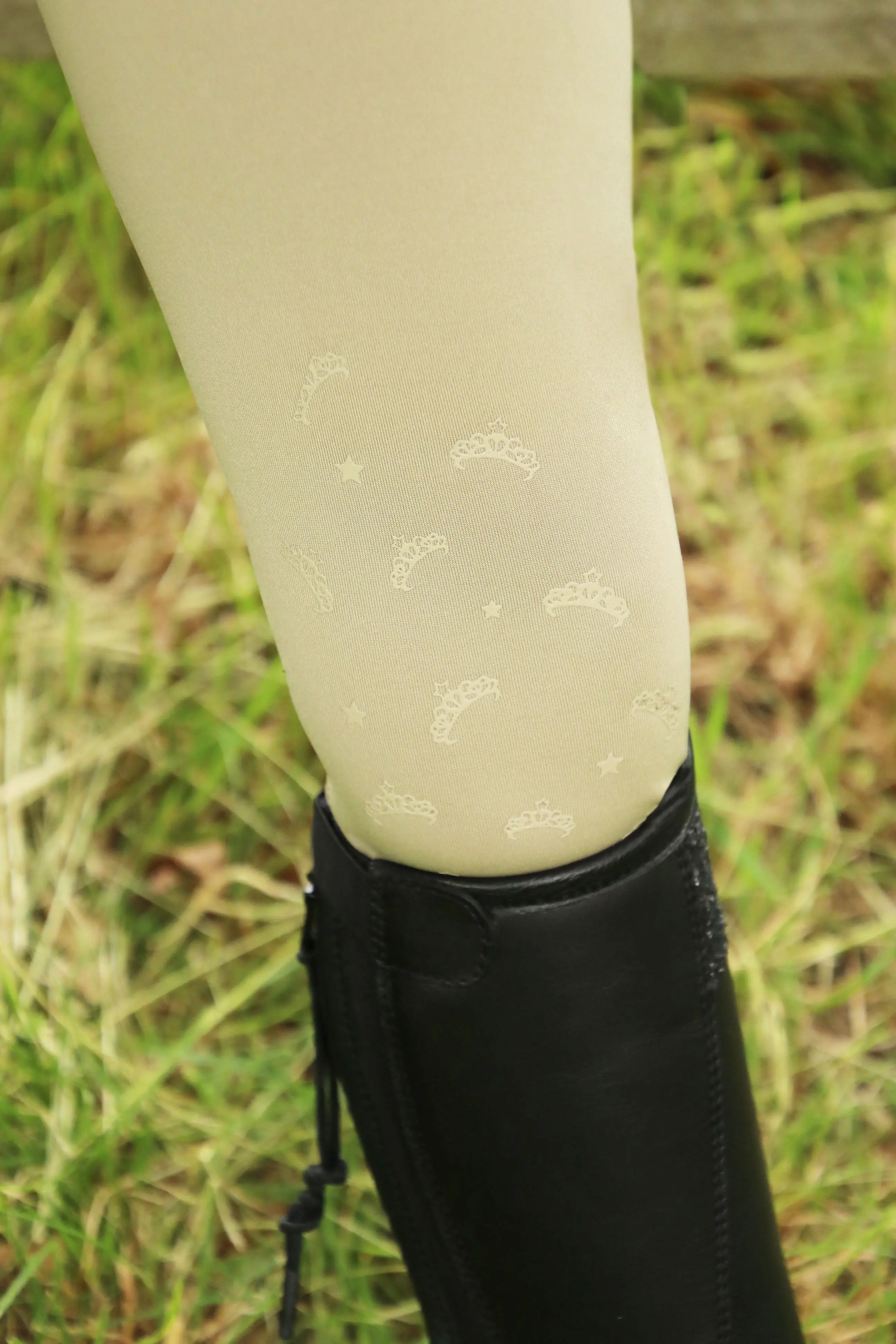 Sara Riding Tights By Little Rider Beige - Image 2