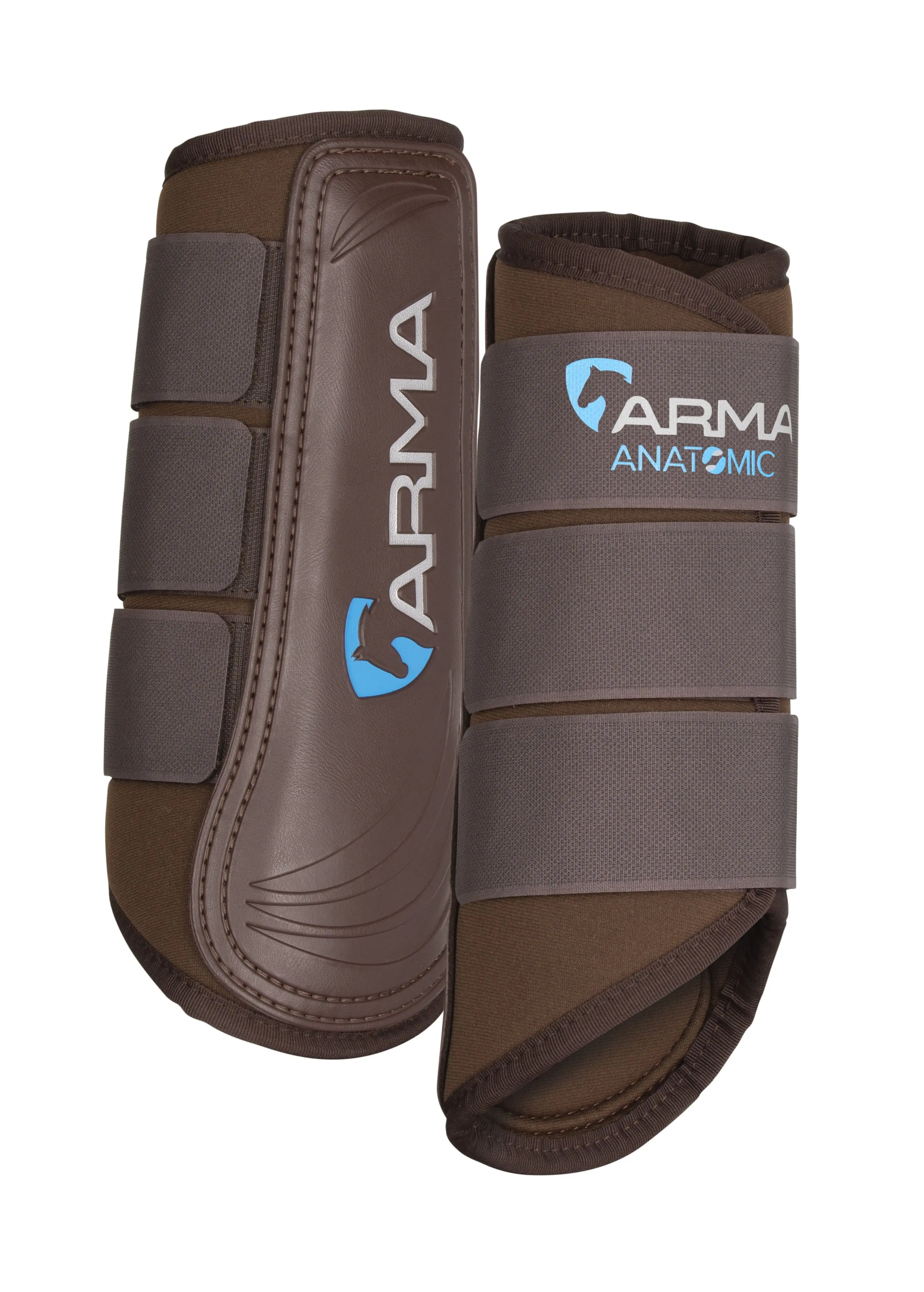 Shires ARMA Brown Neoprene Brushing Boots