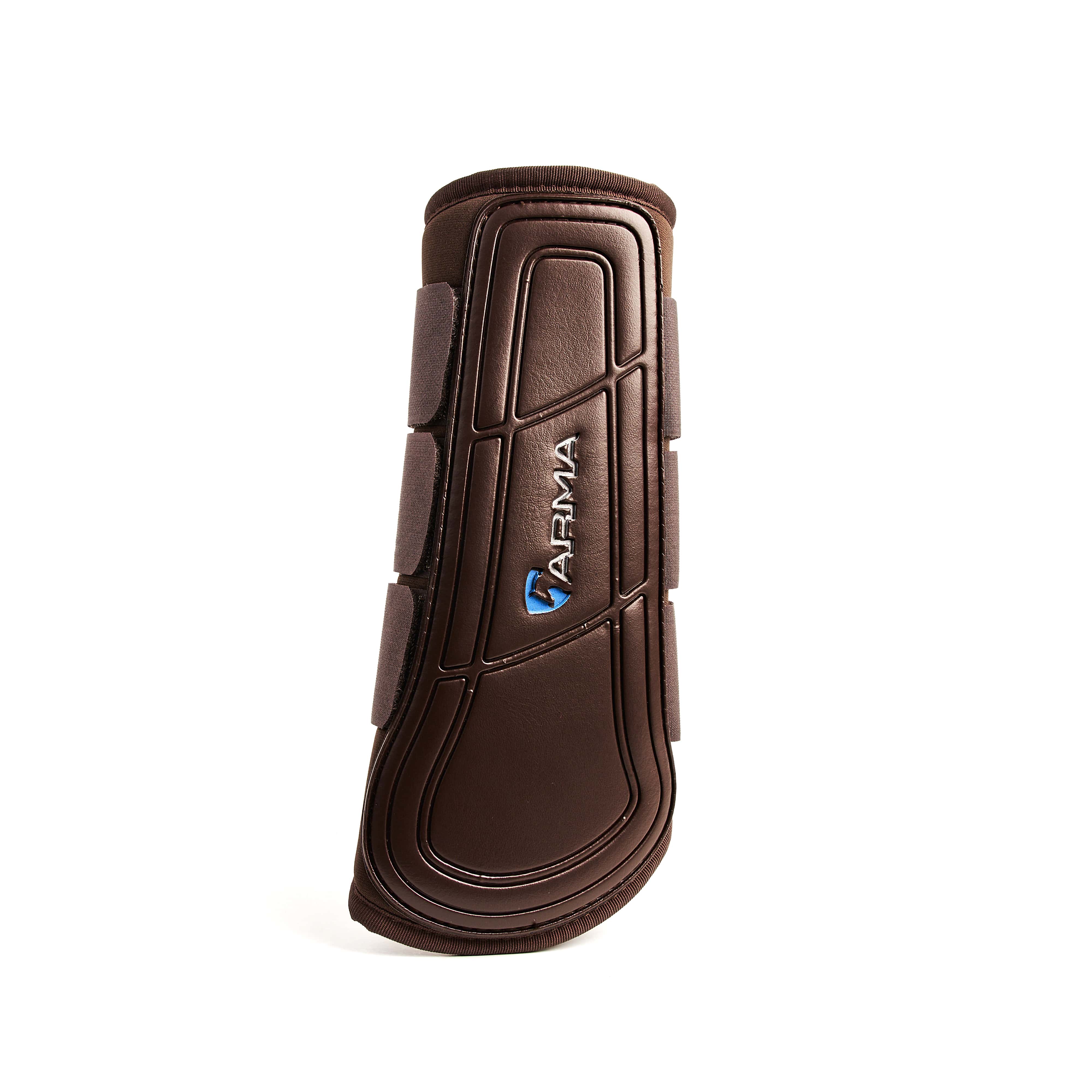 Shires ARMA Brown Neoprene Brushing Boots - Image 2