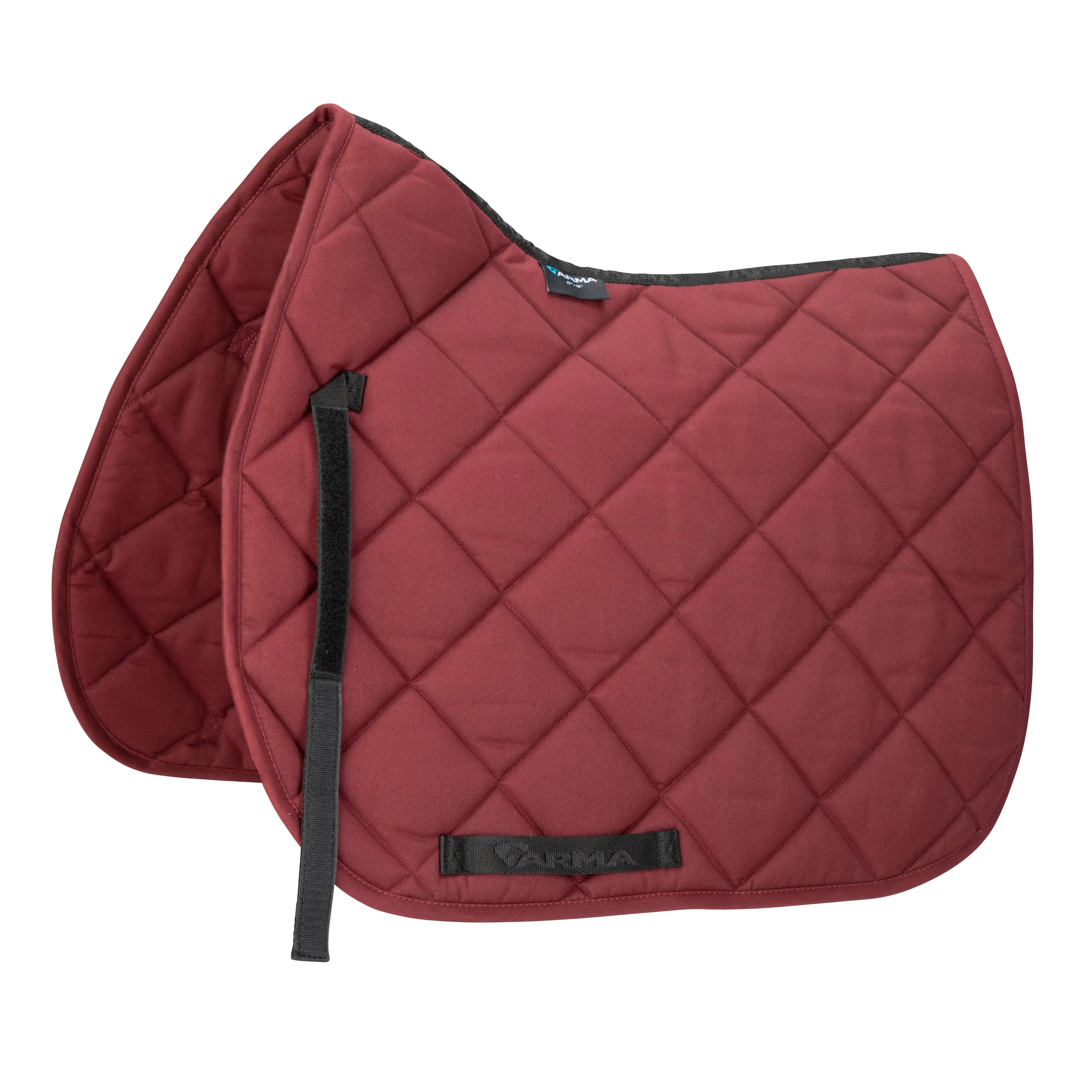 Shires ARMA Comfort Lite Saddlecloth Black Cherry - Image 14
