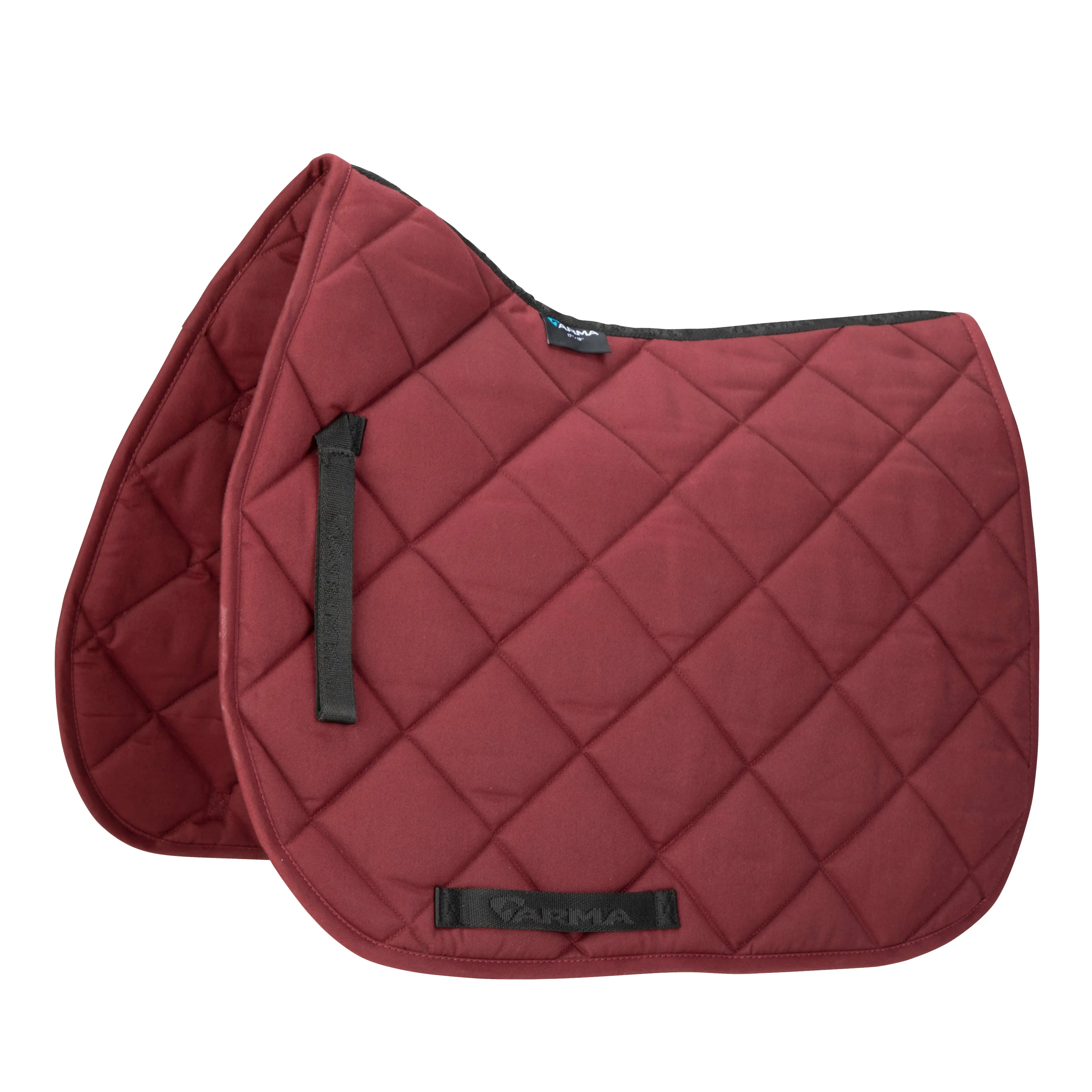 Shires ARMA Comfort Lite Saddlecloth Black Cherry - Image 7