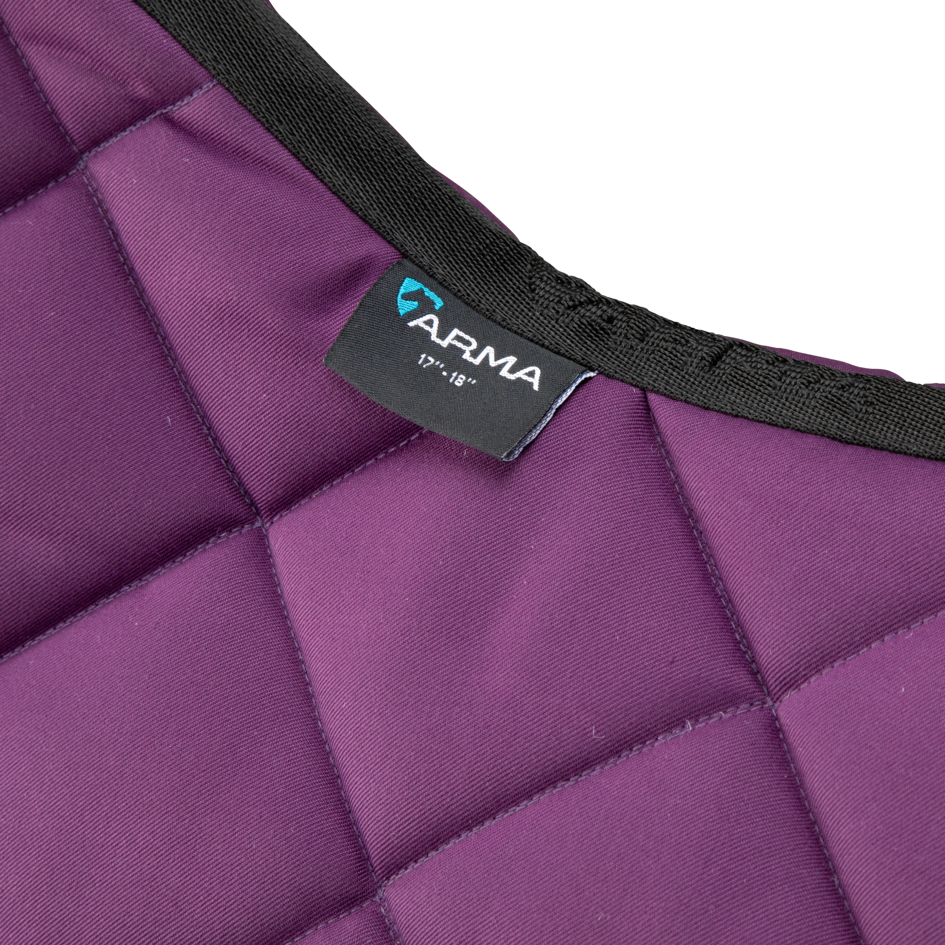 Shires ARMA Comfort Lite Saddlecloth Plum - Image 5