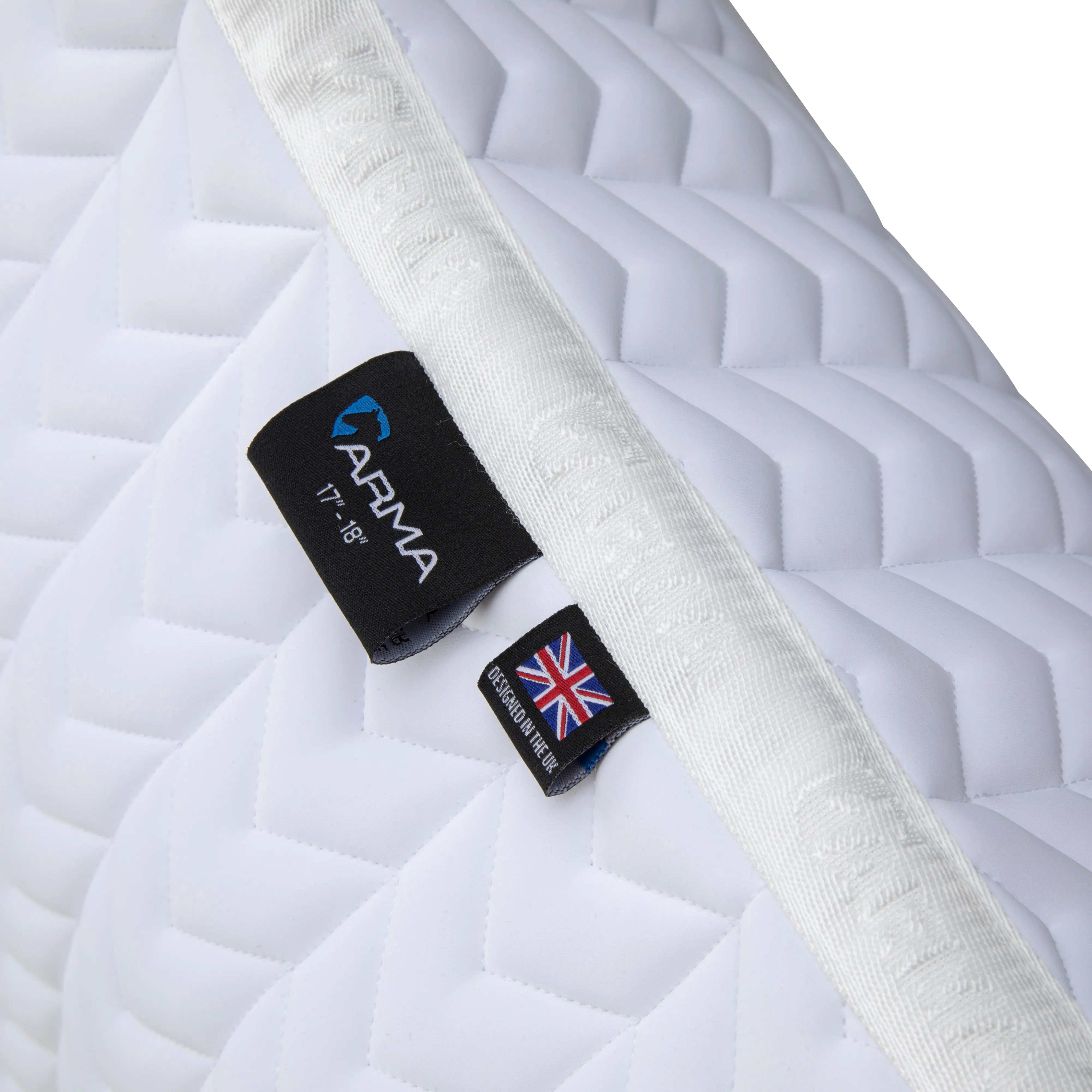 Shires ARMA Elegance 3.0 Saddlecloth White - Image 9